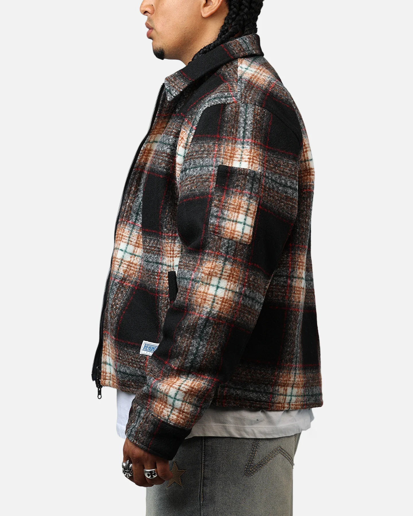 The Hundreds Everett Reversible Work Jacket Black - Image 5