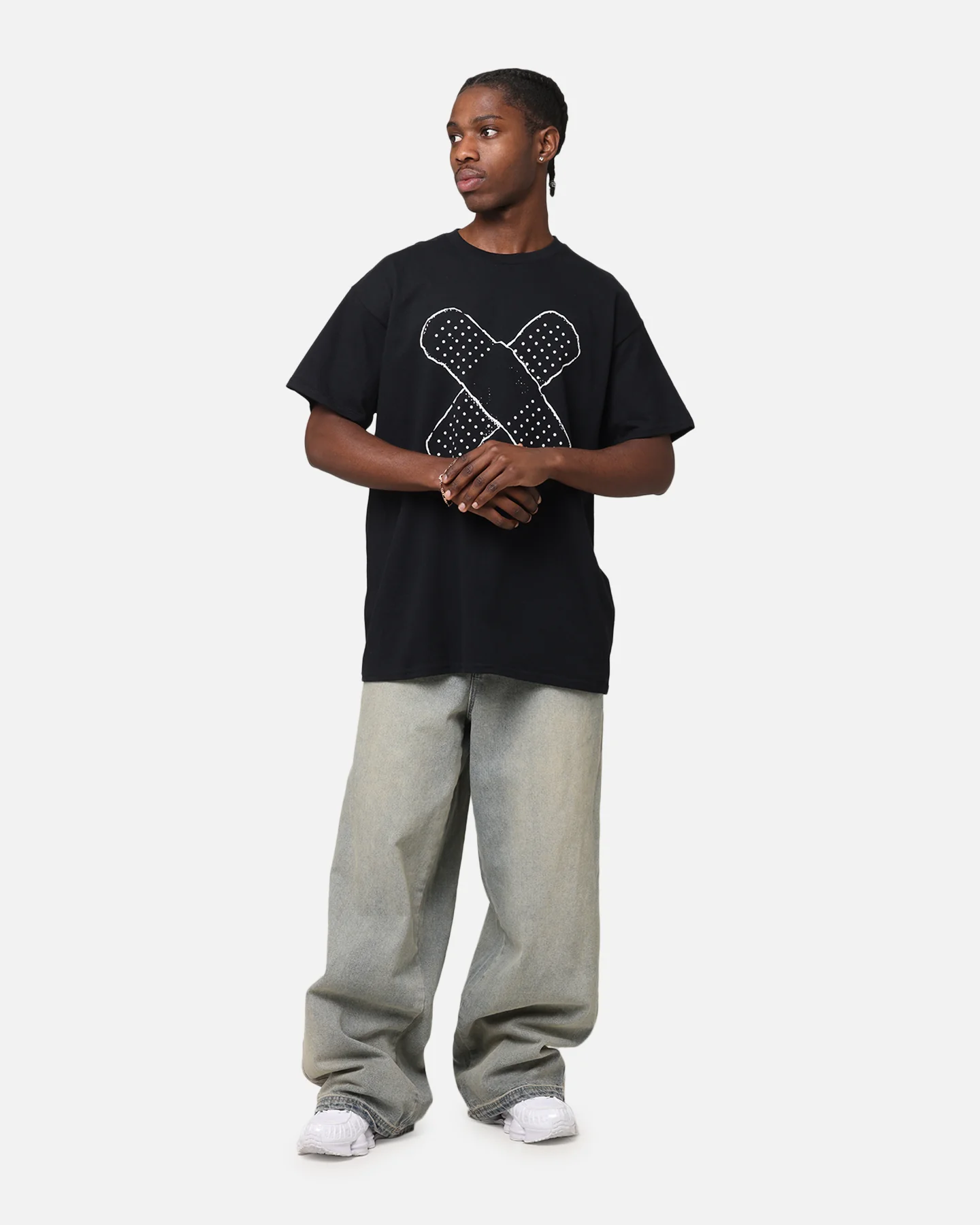 The Kid Laroi Bandaid T-Shirt Black - Image 3
