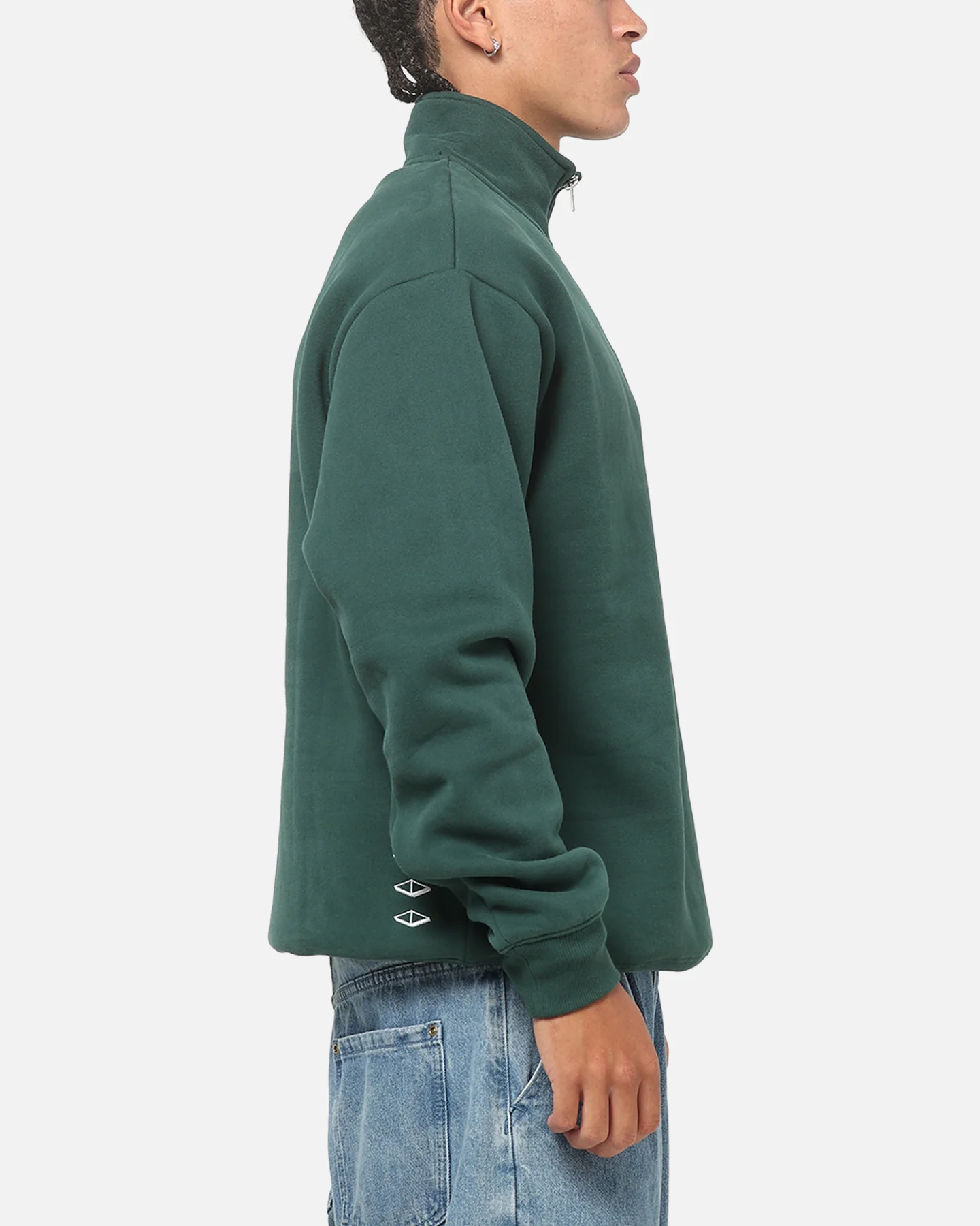 Vouseti The OG Quarter Zip Crewneck Forest Green - Image 5