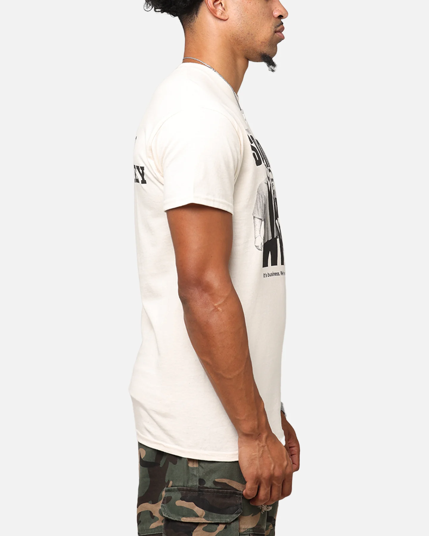 The Sopranos It's Business T-Shirt Off White - Image 5
