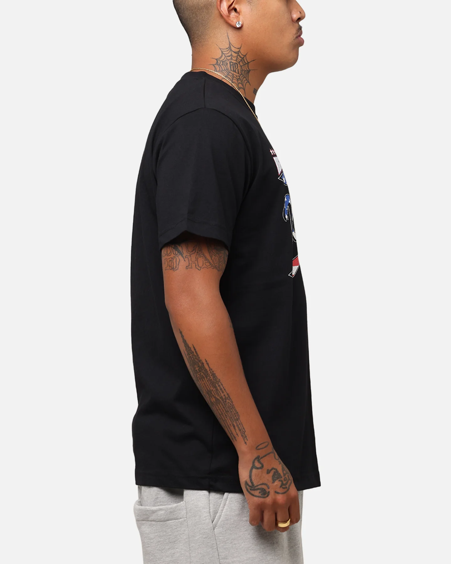 Tidwell NRL 2025 Las Vegas Round Flag T-Shirt Black - Image 4