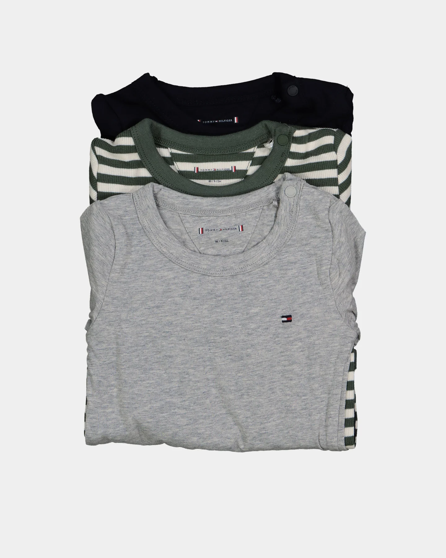 Tommy Hilfiger Infants' 3 Pack Bodysuits Avalon Green