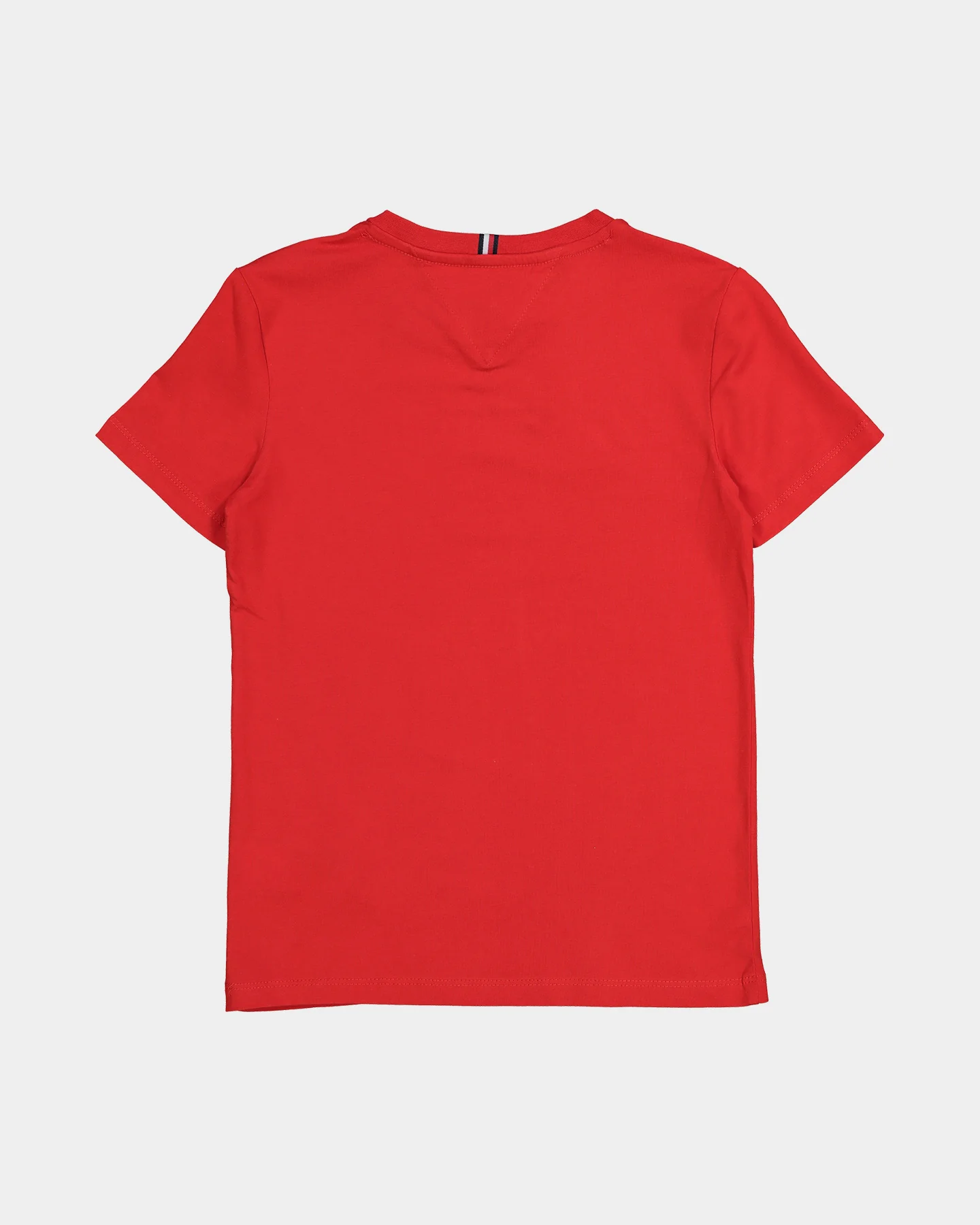 Tommy Hilfiger Kids' U Tommy Logo Short Sleeve T-Shirt Deep Crimson - Image 5