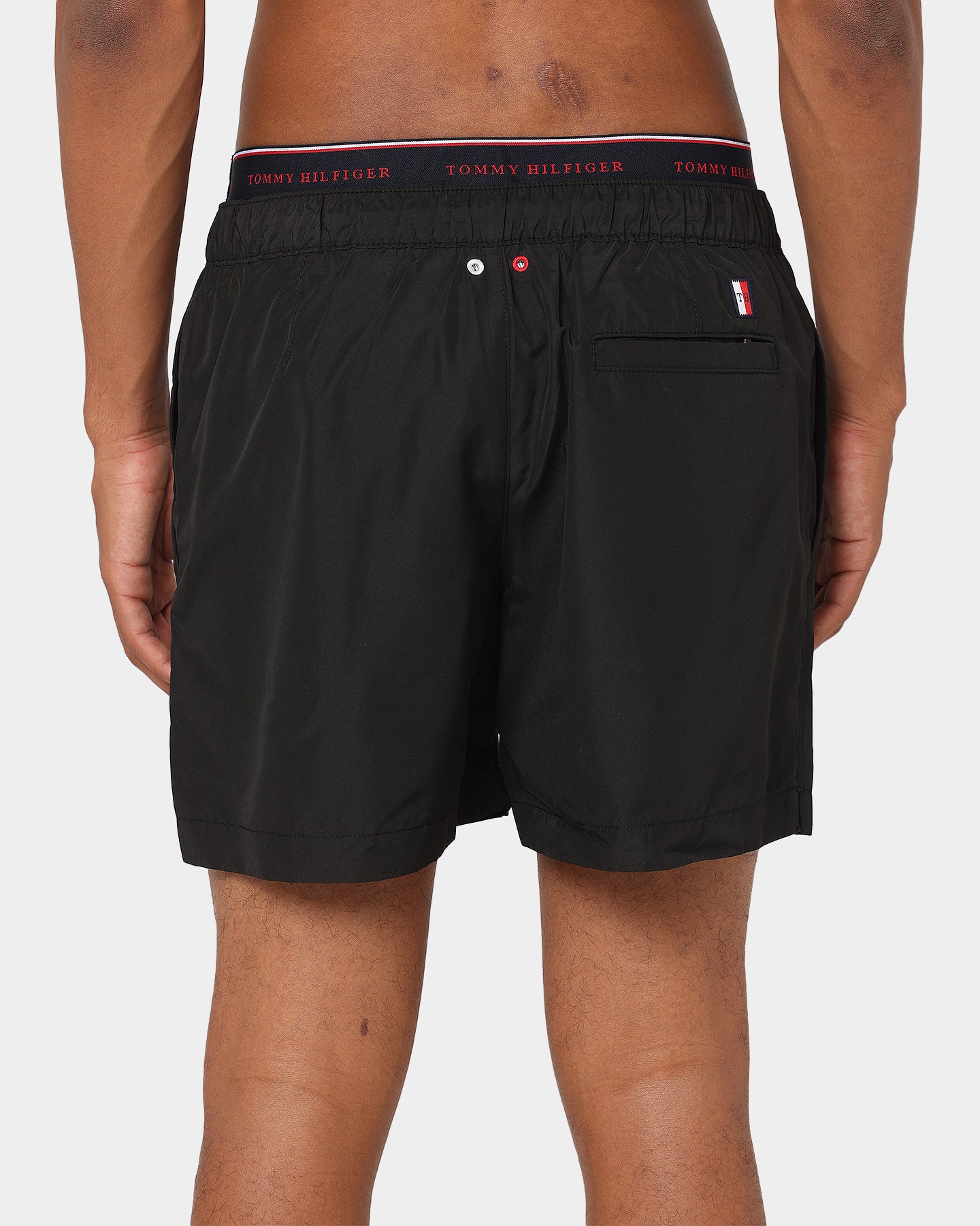 Tommy Hilfiger Logoline Drawstring Swim Shorts Black - Image 8