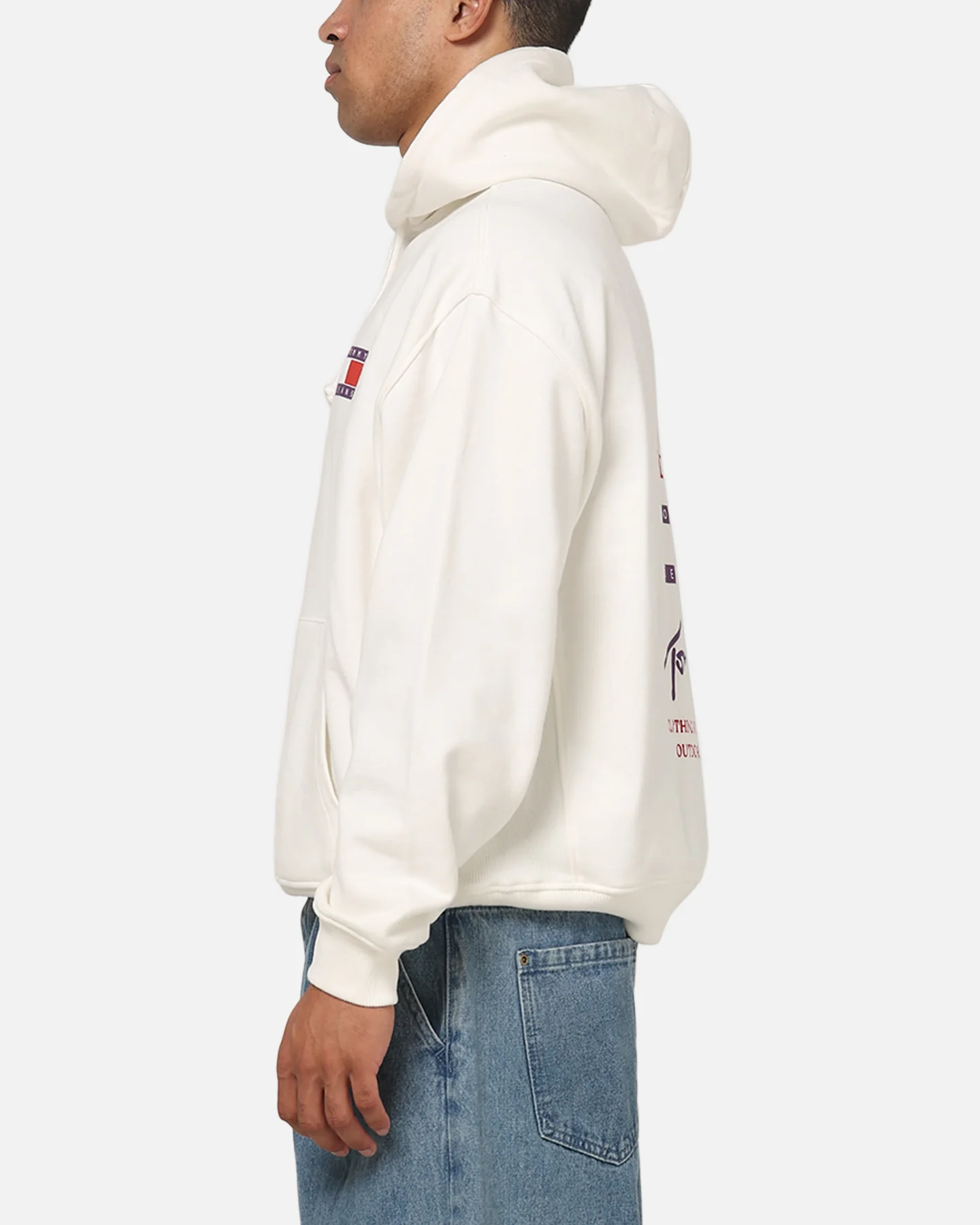 Tommy Jeans 90's DNA Play Hoodie Ecru - Image 6