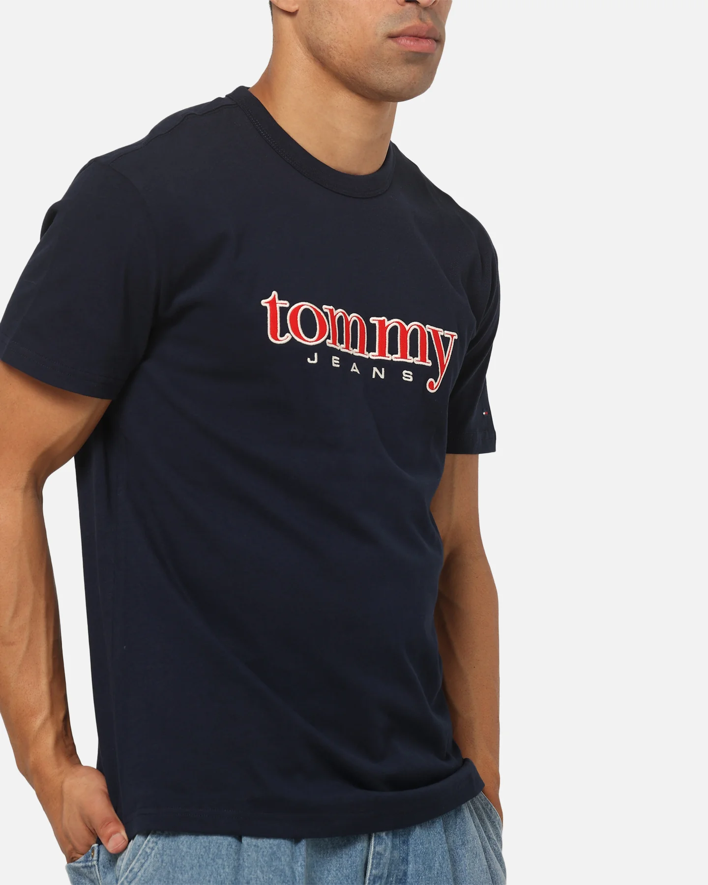 Tommy Jeans Appliq Graphic T-Shirt Navy - Image 6