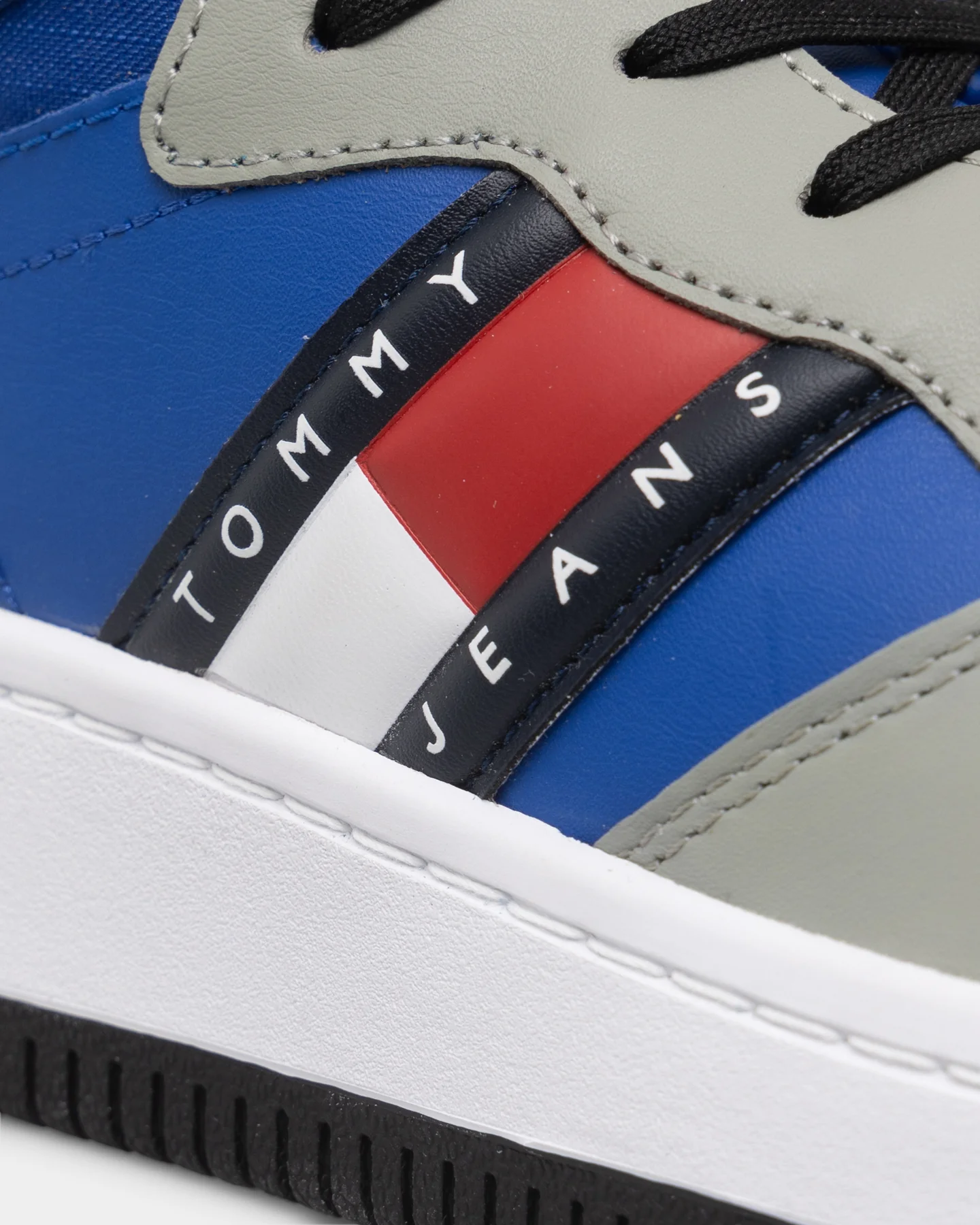 Tommy Jeans Mid Pop Basketball Trainers Cobalt - Image 6