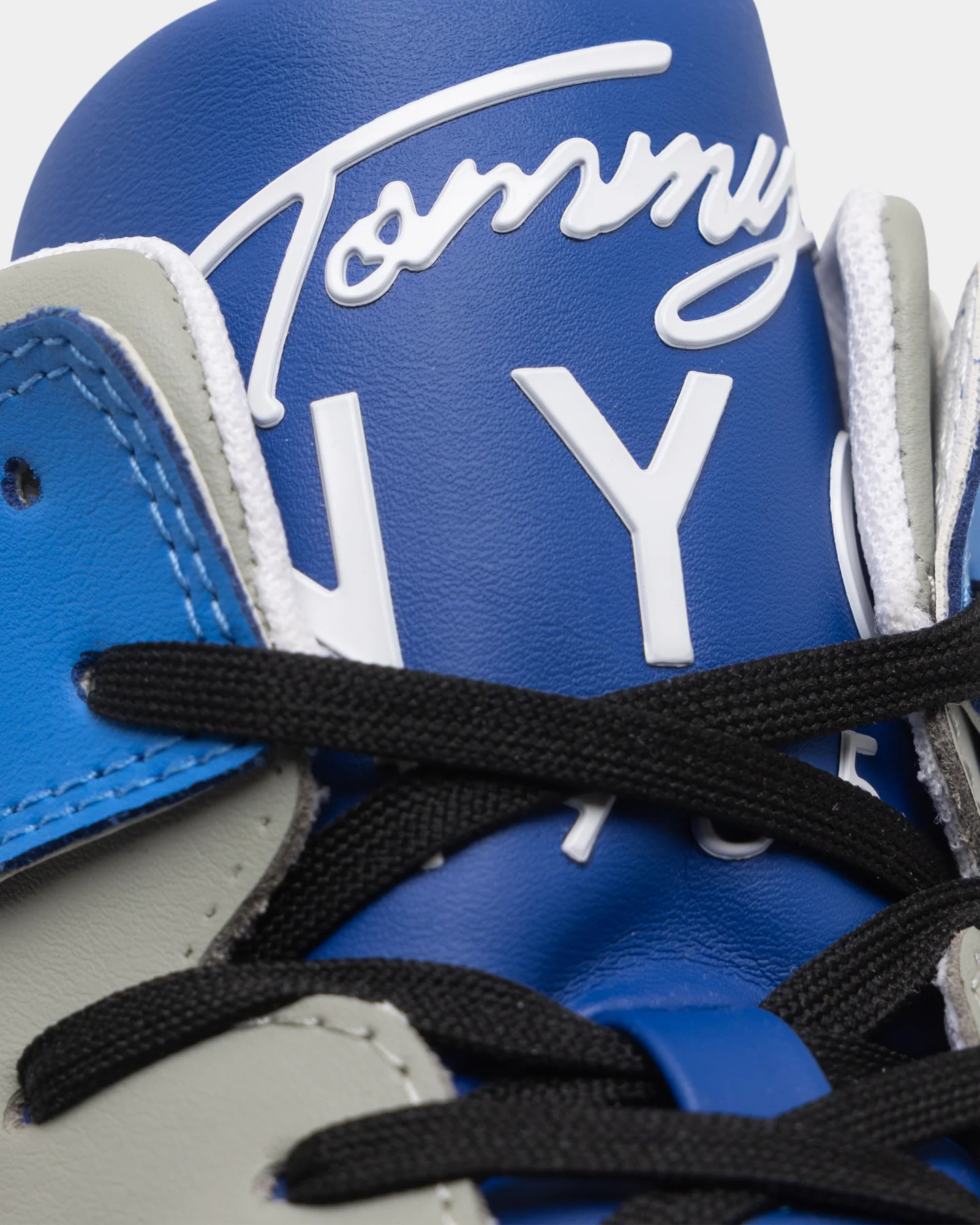 Tommy Jeans Mid Pop Basketball Trainers Cobalt - Image 7