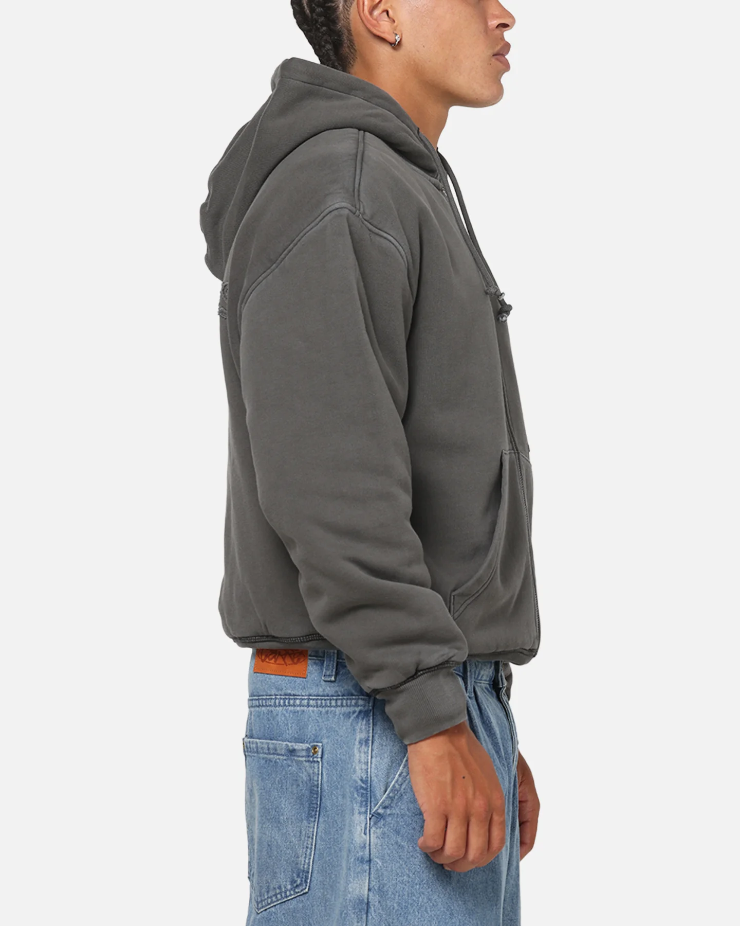 Tommy Jeans Quilt New Classics Zip Up Jacket Black - Image 5