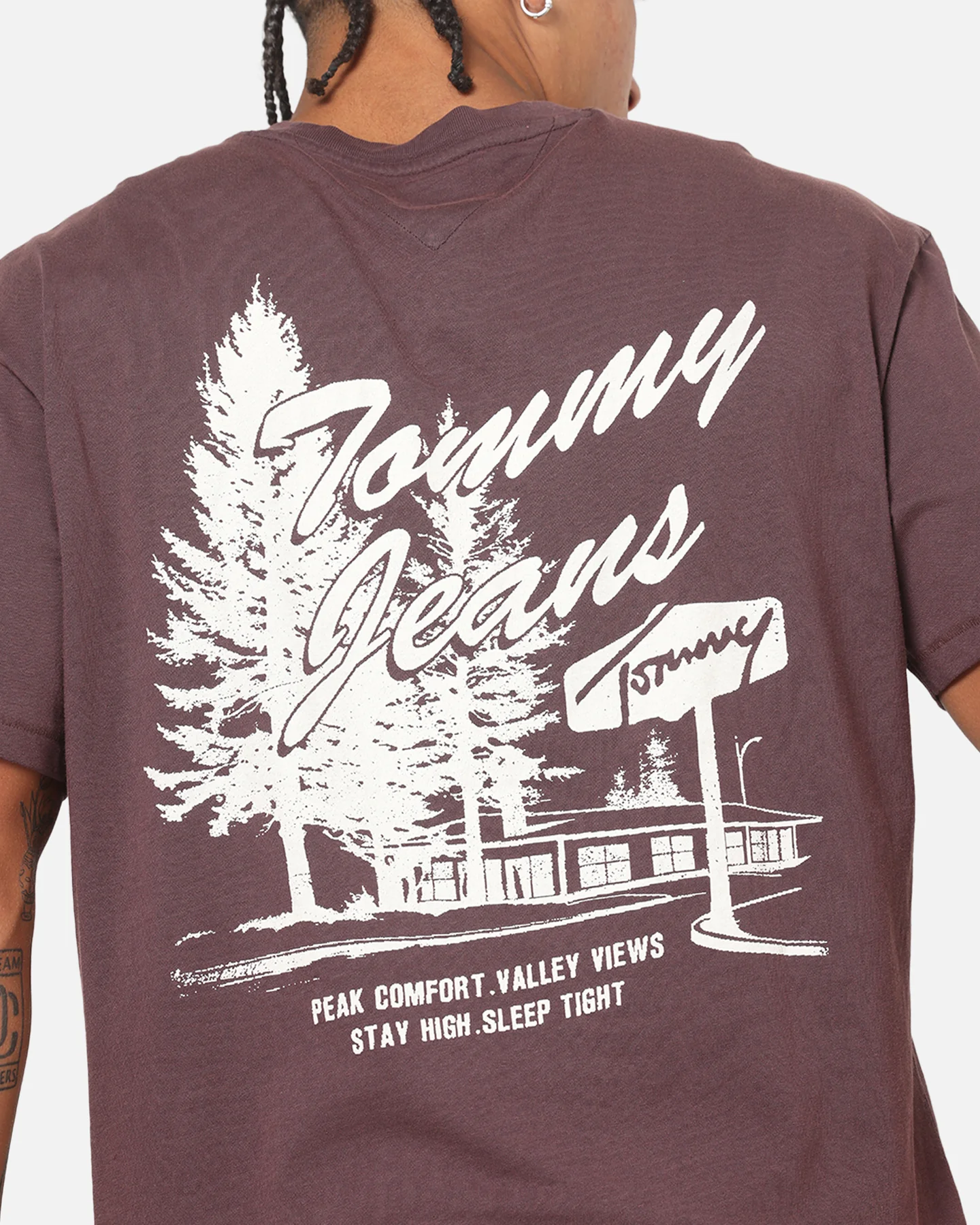 Tommy Jeans Relax Novelty T-Shirt Brown - Image 7