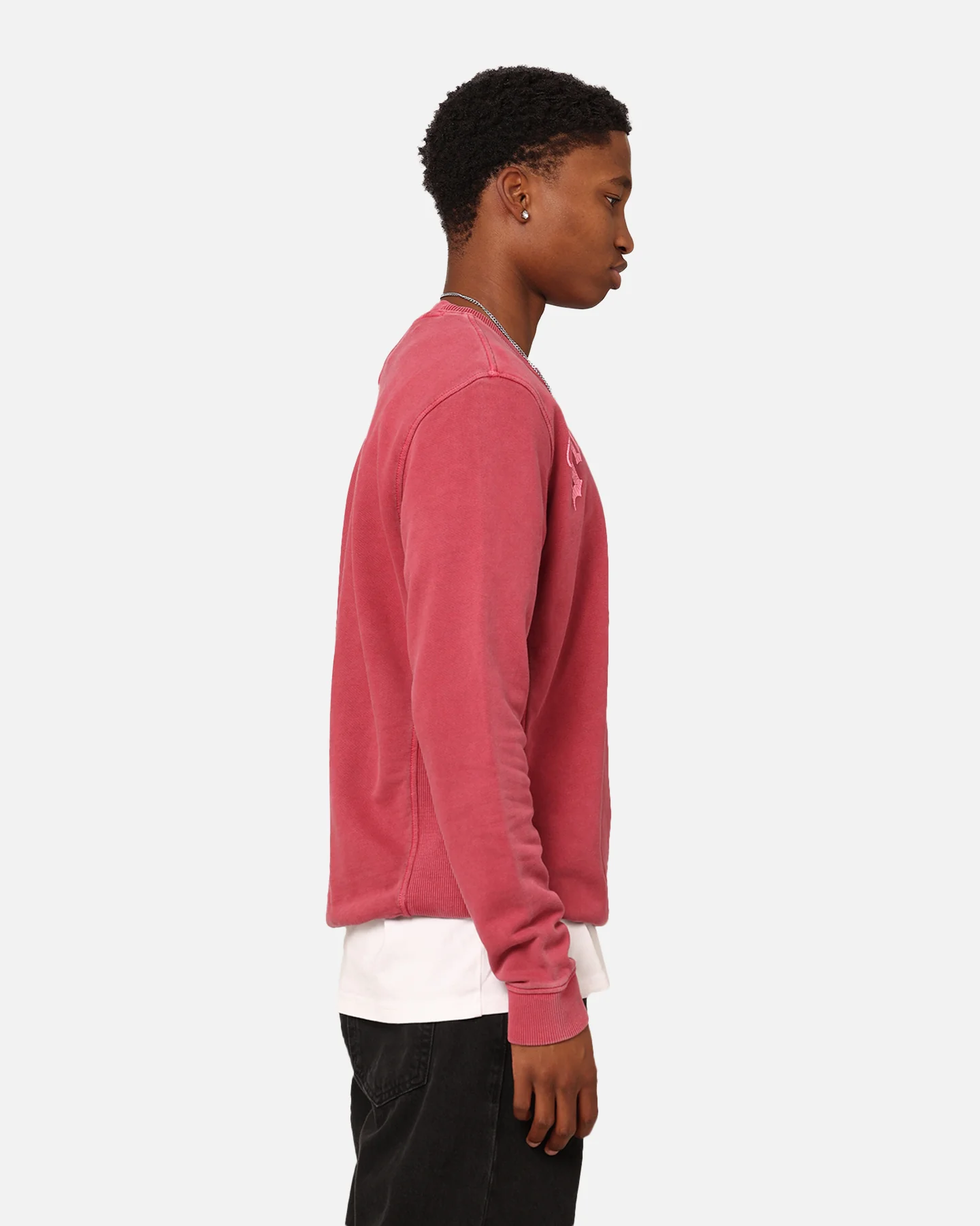 Tommy Jeans Relaxed Grunge Arch Crewneck Rouge - Image 5
