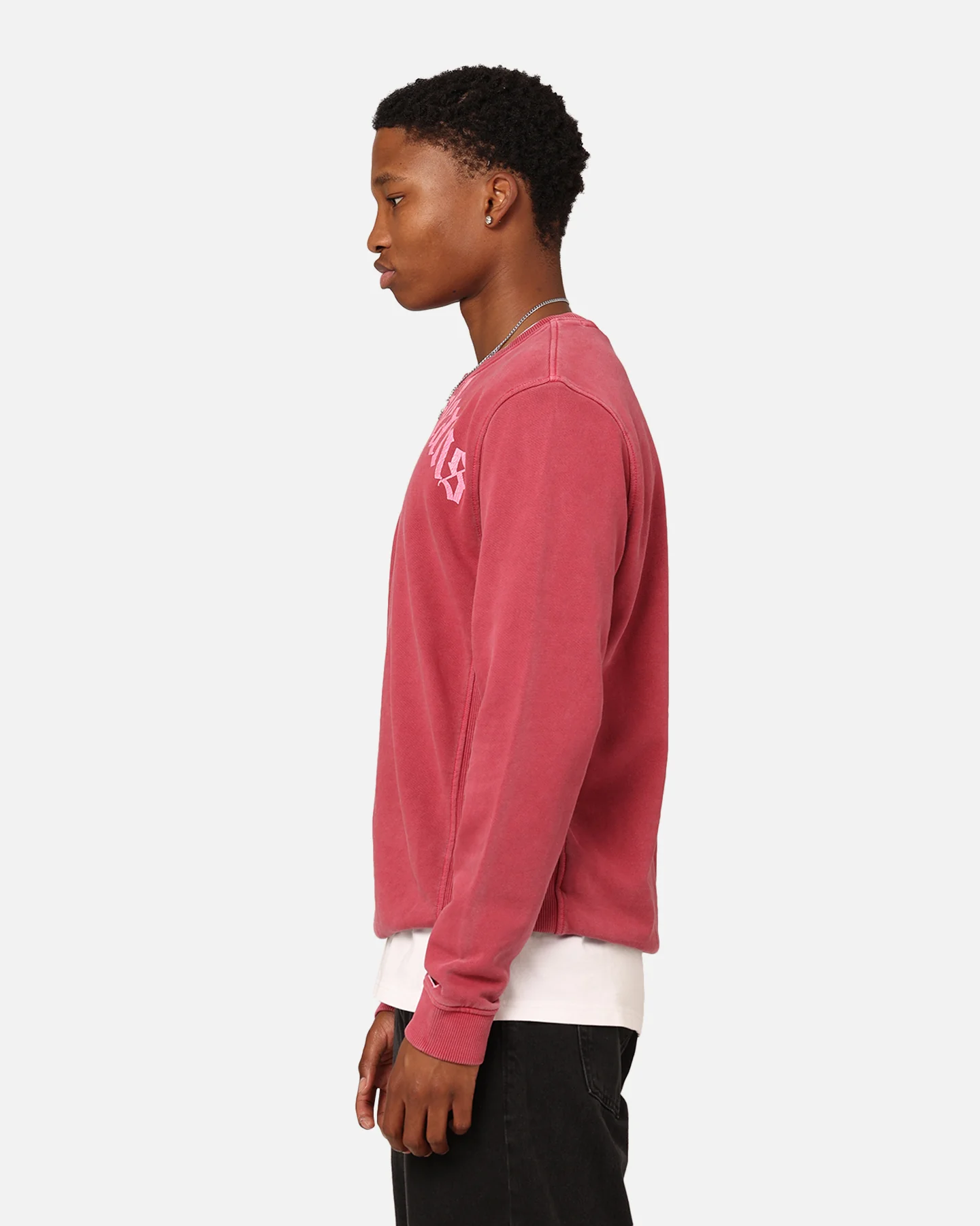 Tommy Jeans Relaxed Grunge Arch Crewneck Rouge - Image 6