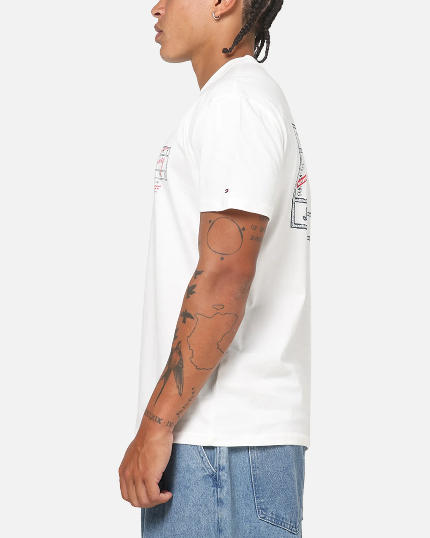 Tommy Jeans Spray T-Shirt Ecru - Image 6