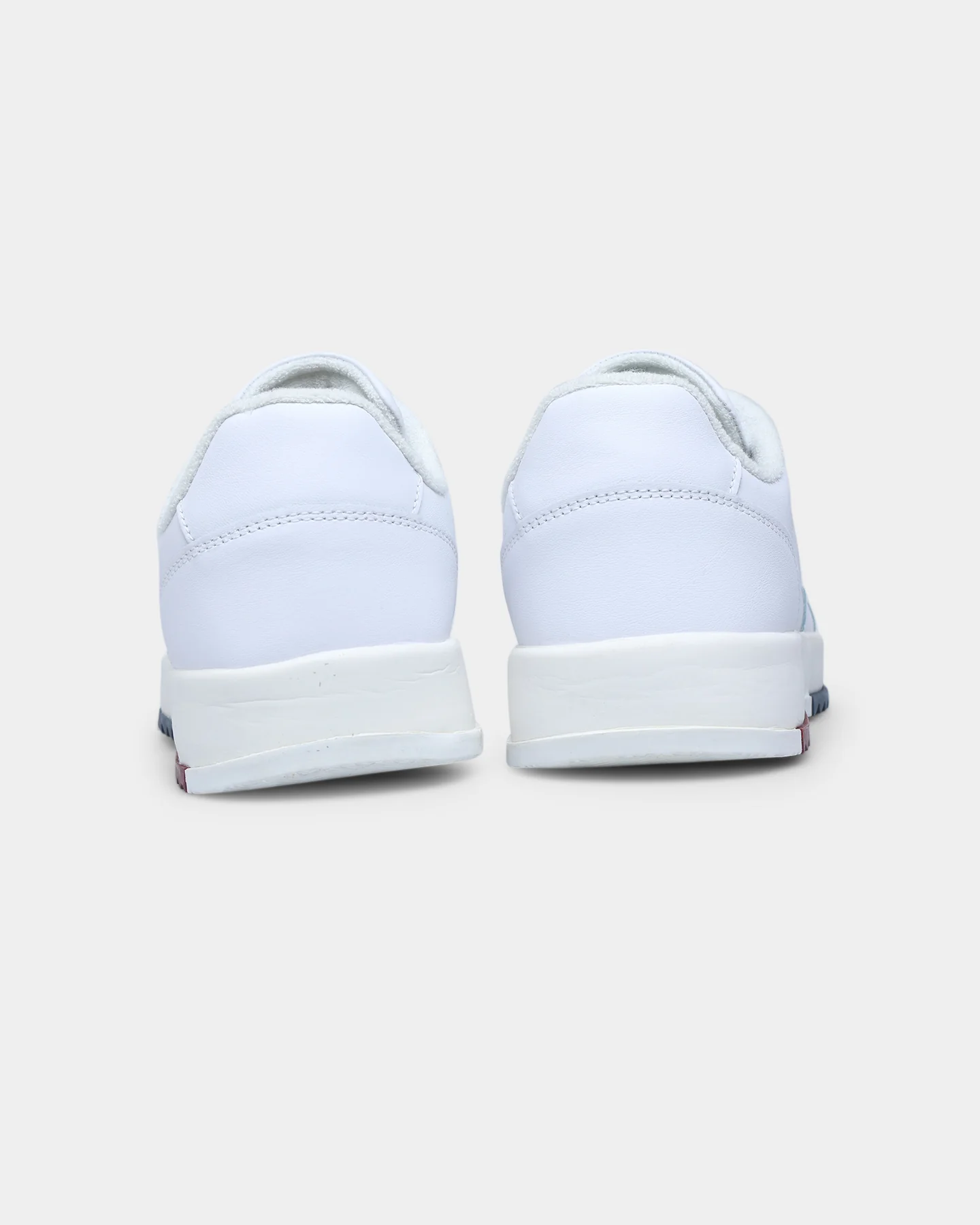Tommy Jeans TJ Basket Leather Trainers White - Image 3