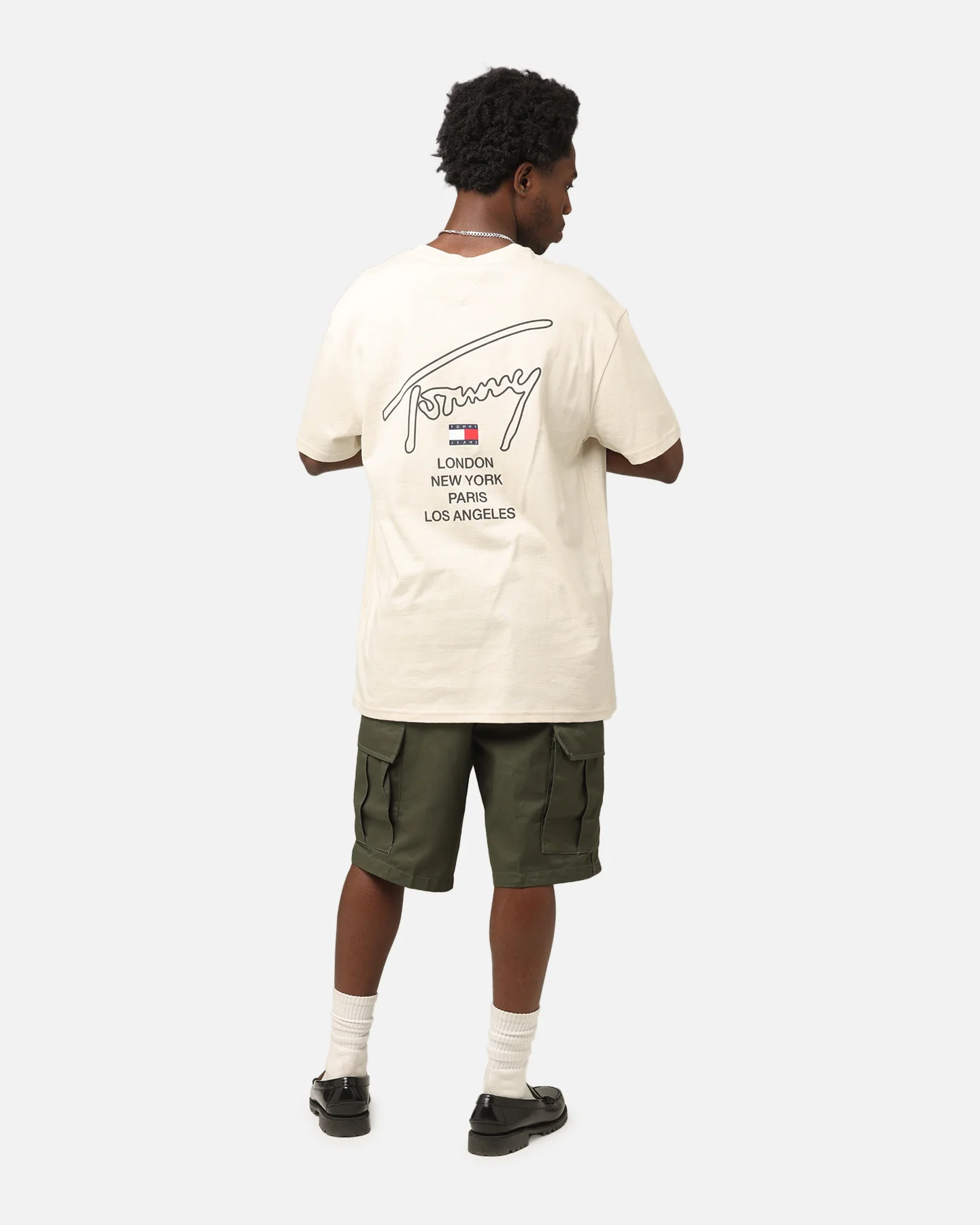 Tommy Jeans TJM City Twist T-Shirt Newsprint - Image 3