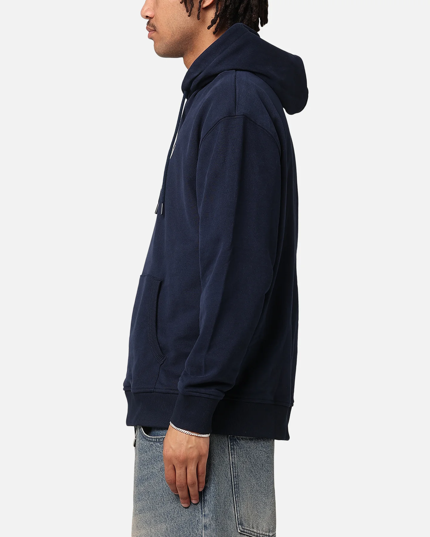 Tommy Jeans TJM Luxe Serif Relax Hoodie Dark Night Navy - Image 4