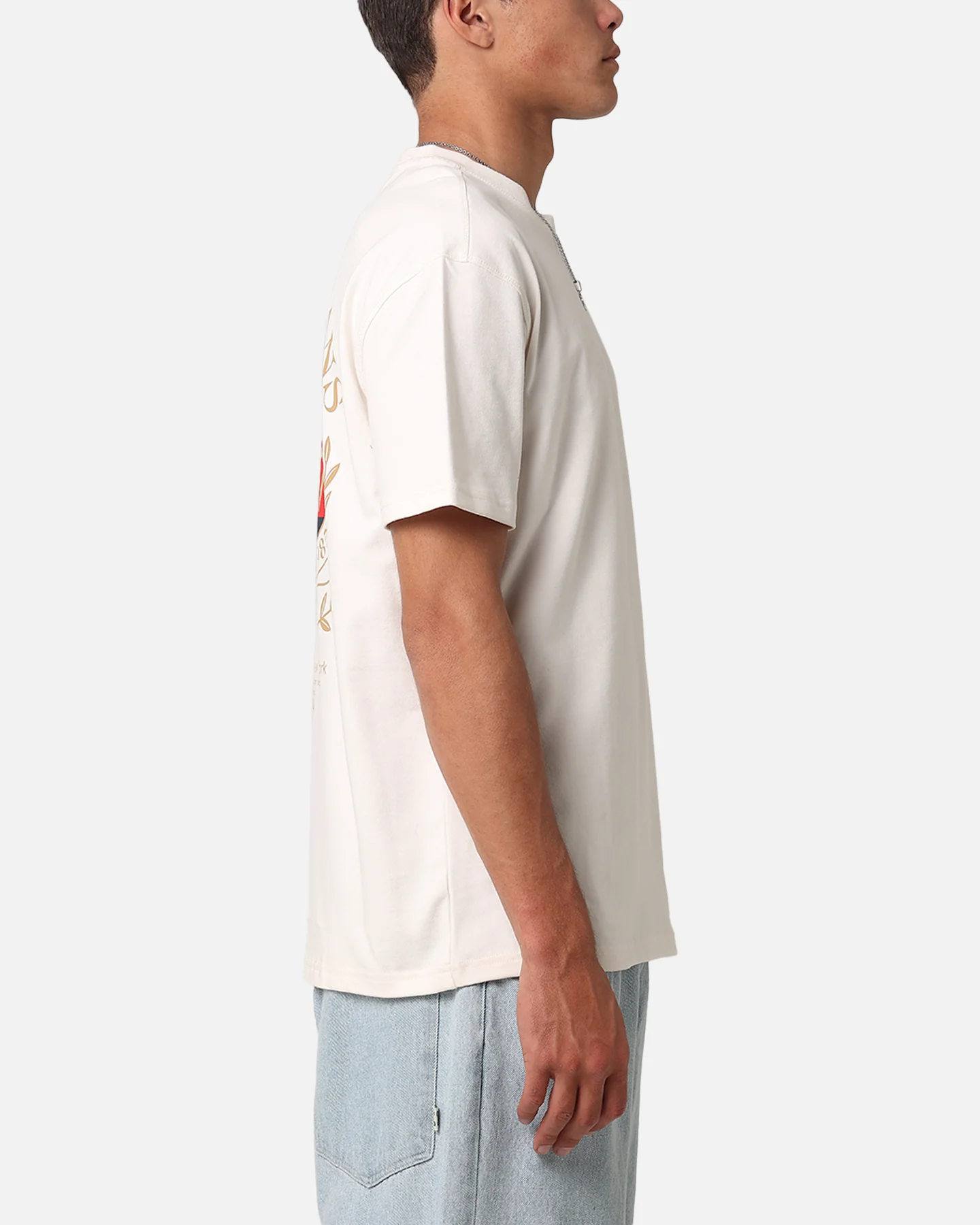 Tommy Jeans TJM Prep Explorer Luxe T-Shirt Ancient White - Image 5