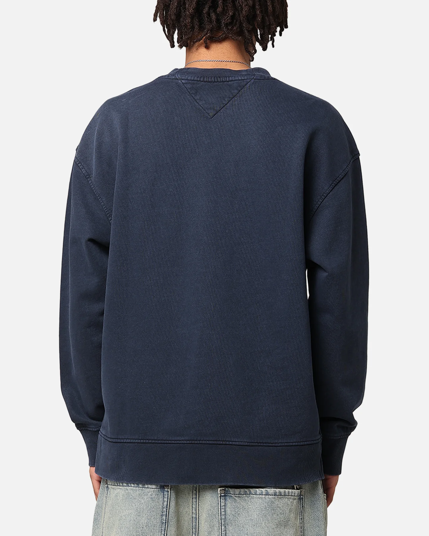 Tommy Jeans TJM Relax Archive Crewneck Dark Night Navy - Image 3