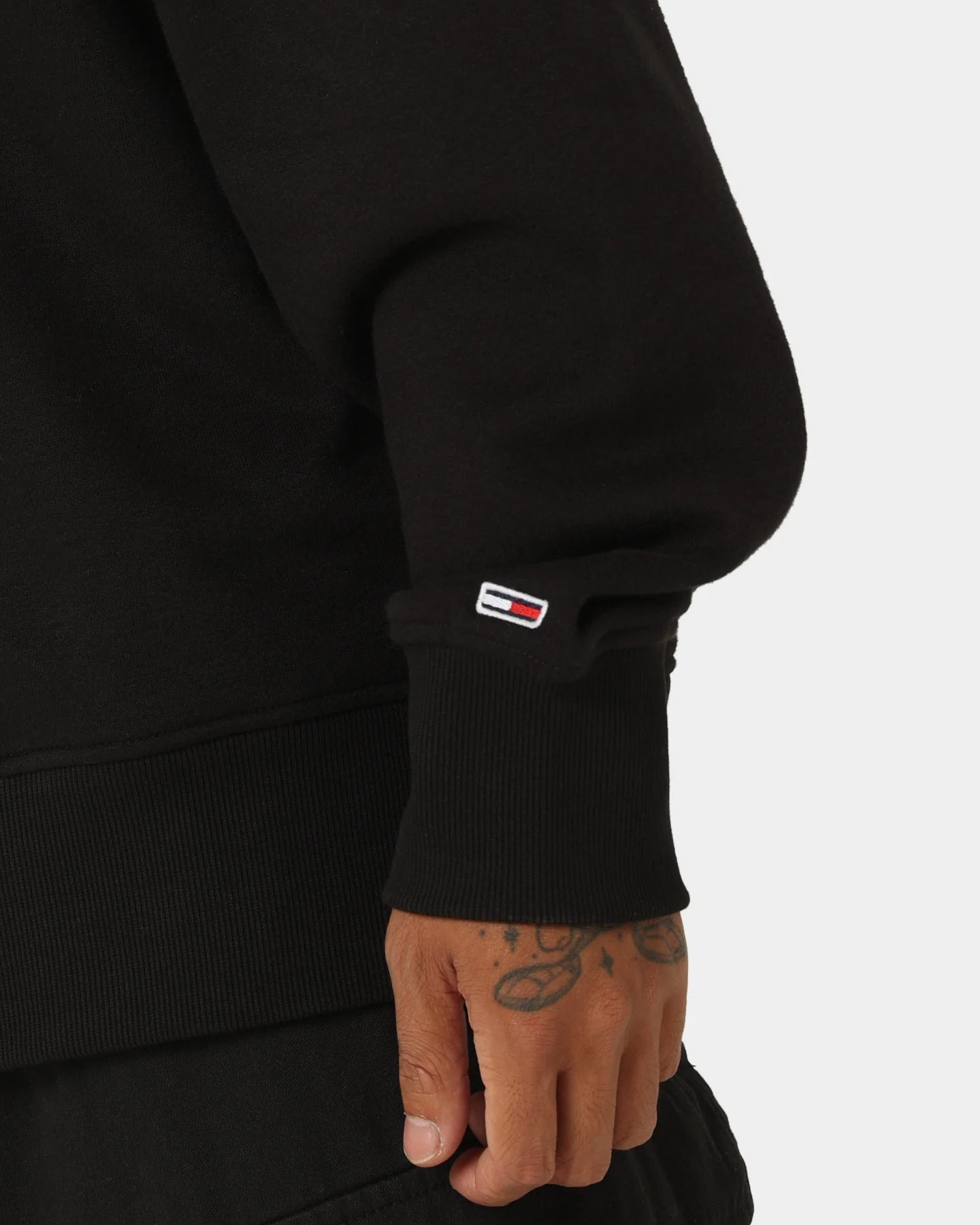 Tommy Jeans TJM Relaxed College 85 Hoodie Black - Image 7