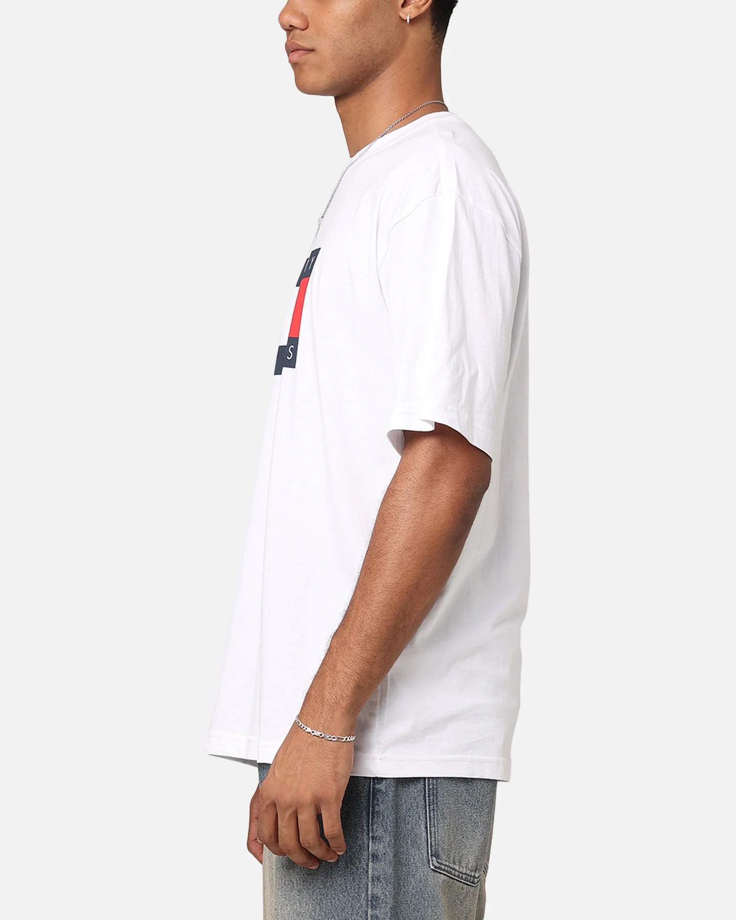 Tommy Jeans TJM Skate Flag T-Shirt White - Image 5