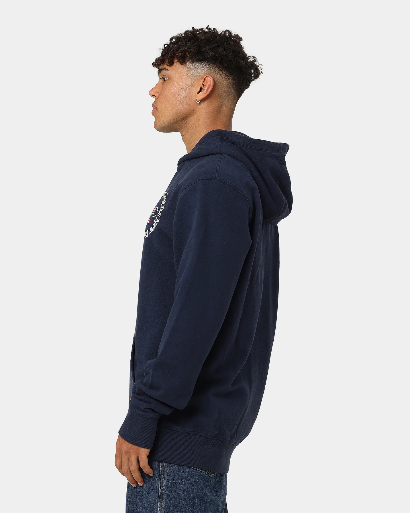 Tommy Jeans TJM Timeless Circle Hoodie Twilight Navy - Image 6