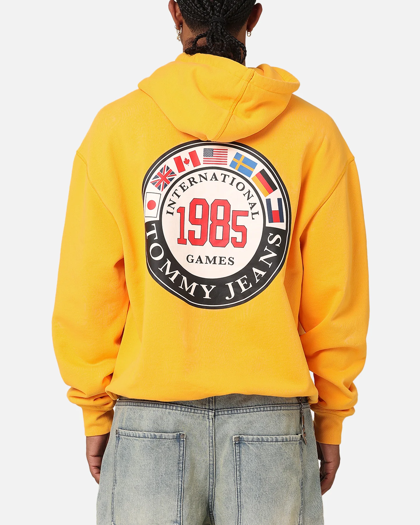Tommy Jeans TJU Archive Games Hoodie College Gold - Image 2