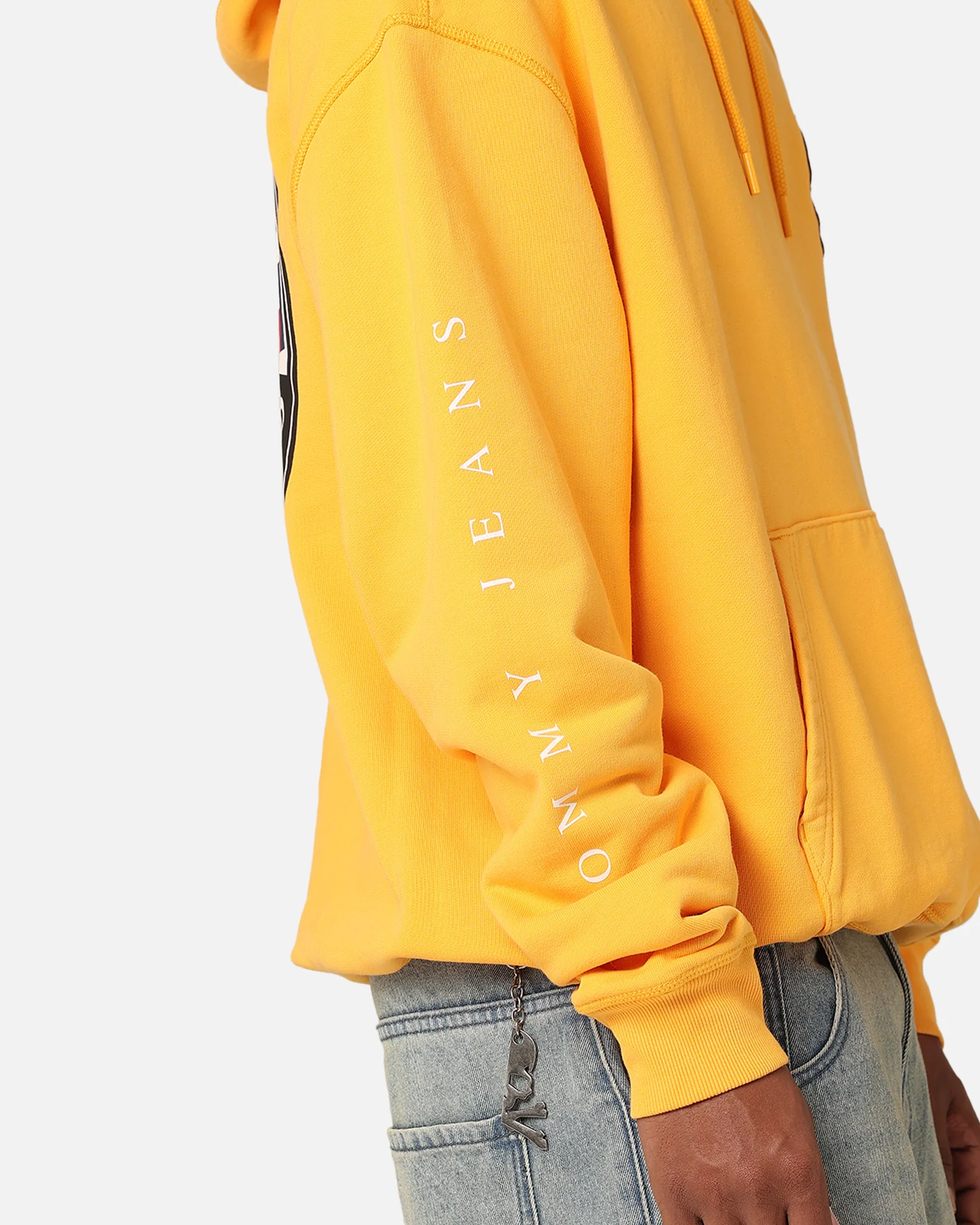 Tommy Jeans TJU Archive Games Hoodie College Gold - Image 7