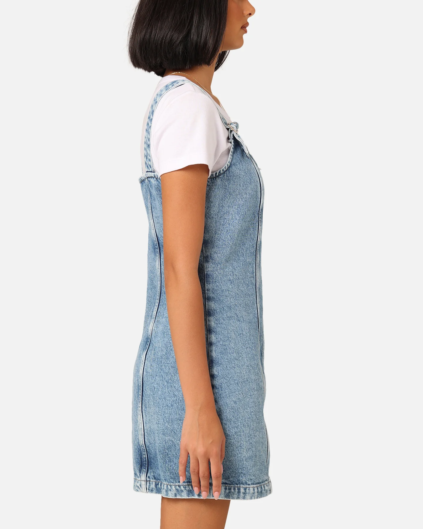 Tommy Jeans Women's Buckle Mini Dress Denim Light - Image 5