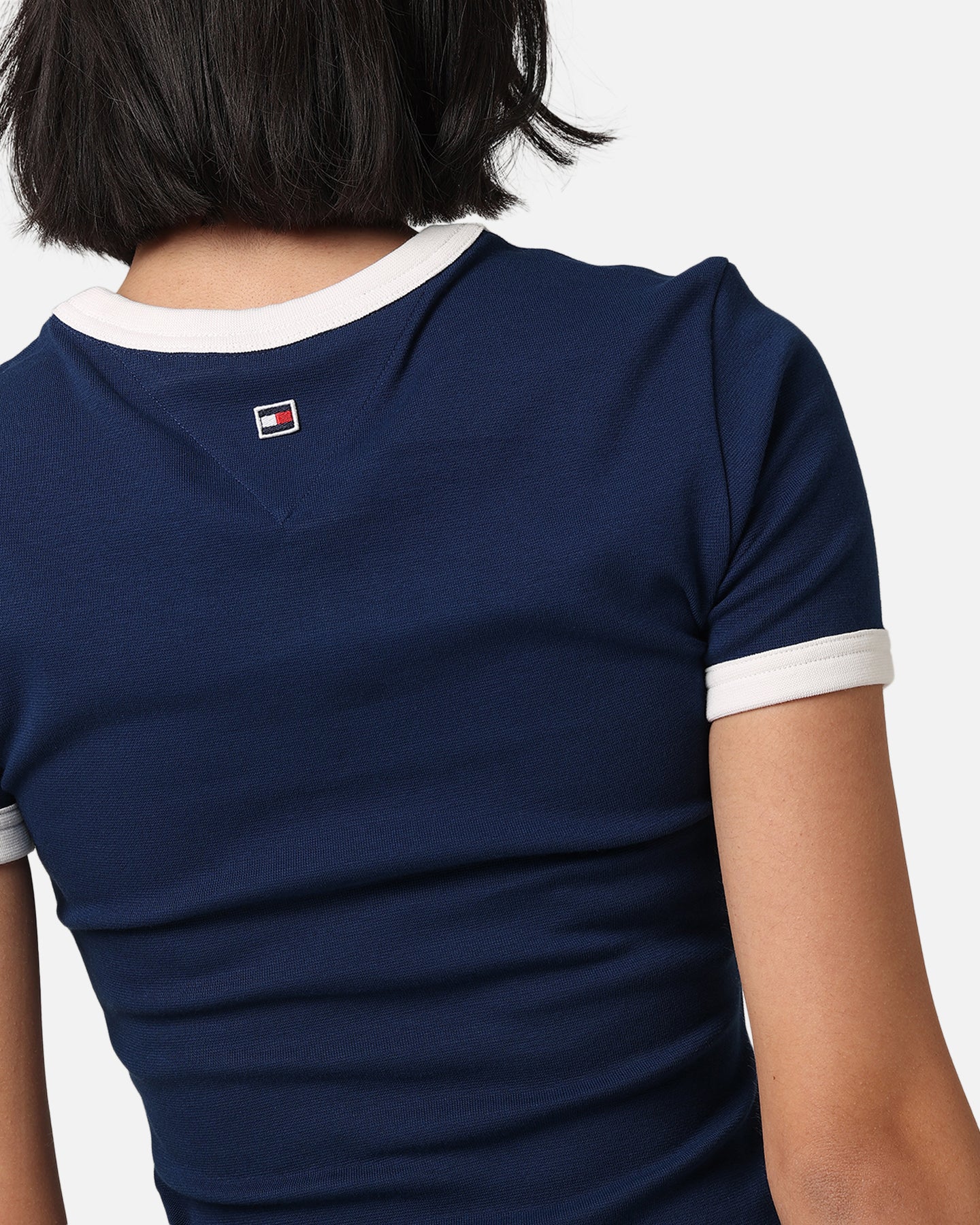 Tommy Jeans Women's TJW Archive Games Ringer T-Shirt Twilight Indigo - Image 6