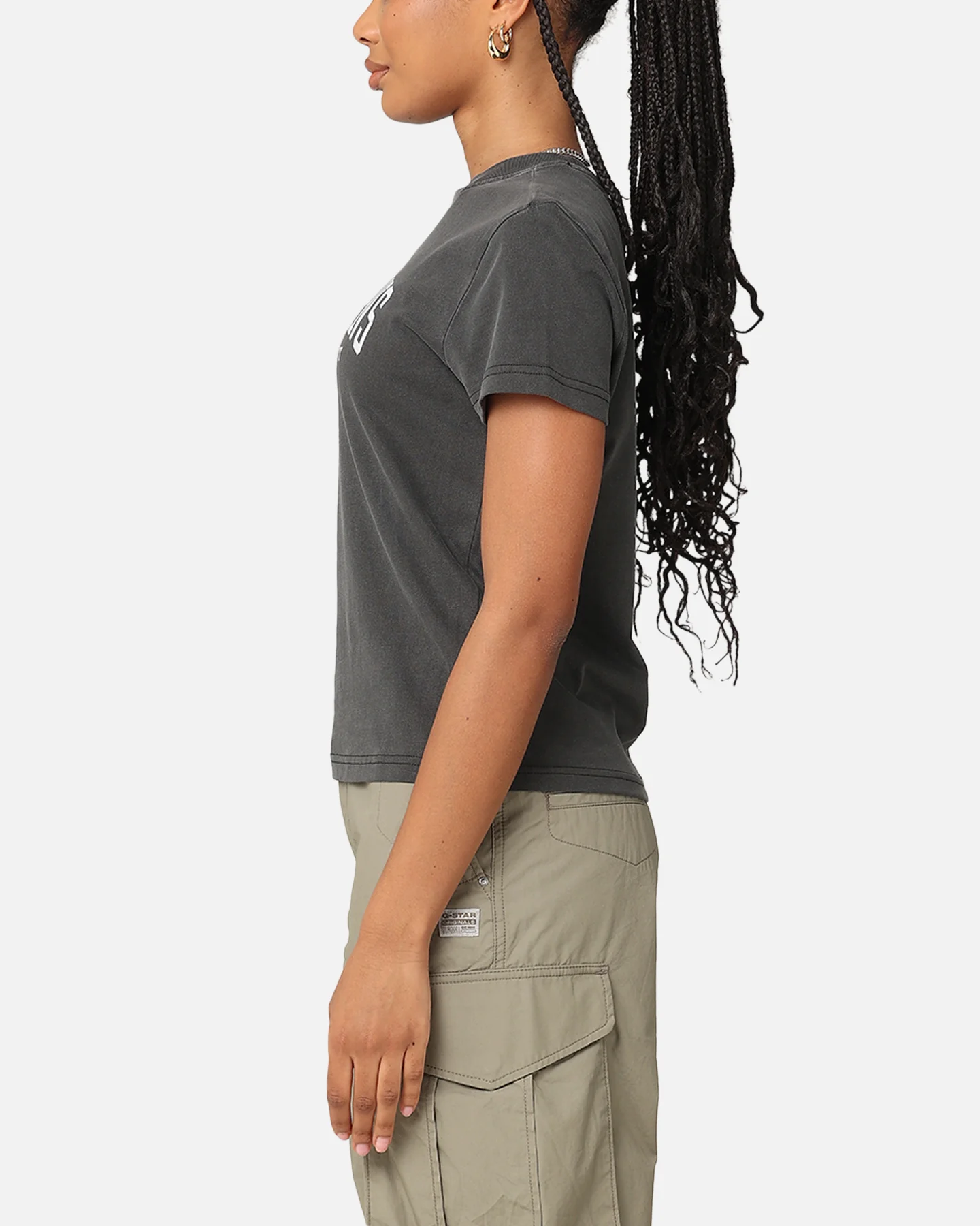 Tommy Jeans Women's TJW Varsity T-Shirt Black - Image 5