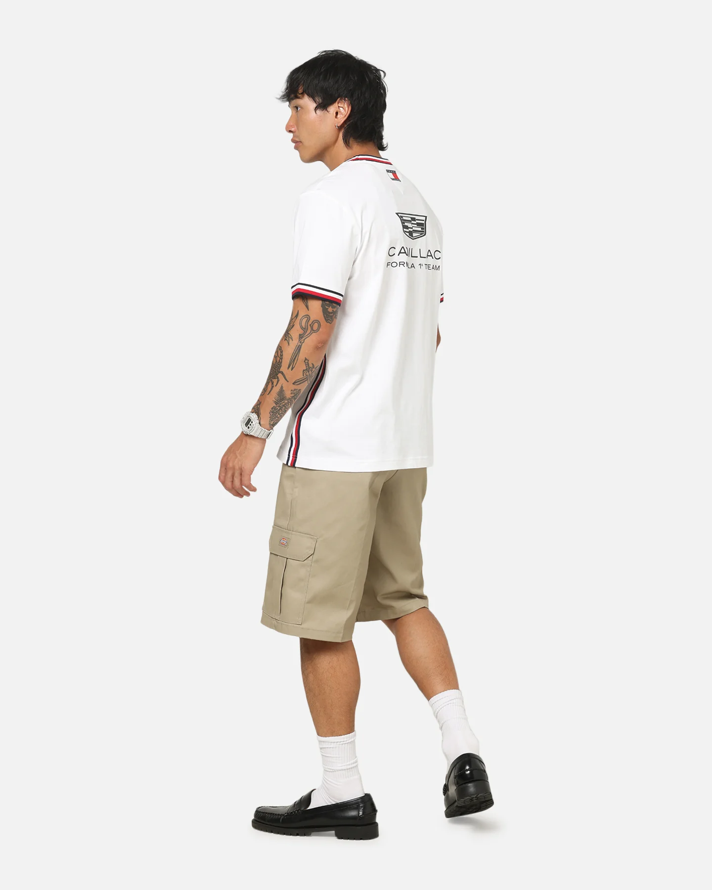 Tommy Hilfiger X Cadillac Formula 1 Team Replica T-Shirt White - Image 3