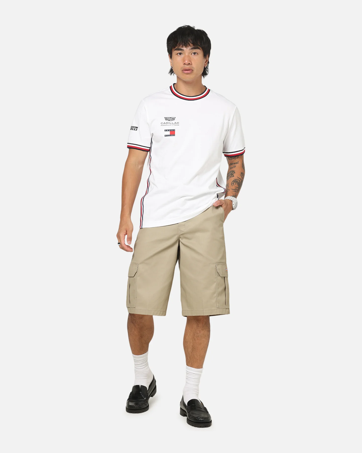 Tommy Hilfiger X Cadillac Formula 1 Team Replica T-Shirt White - Image 4