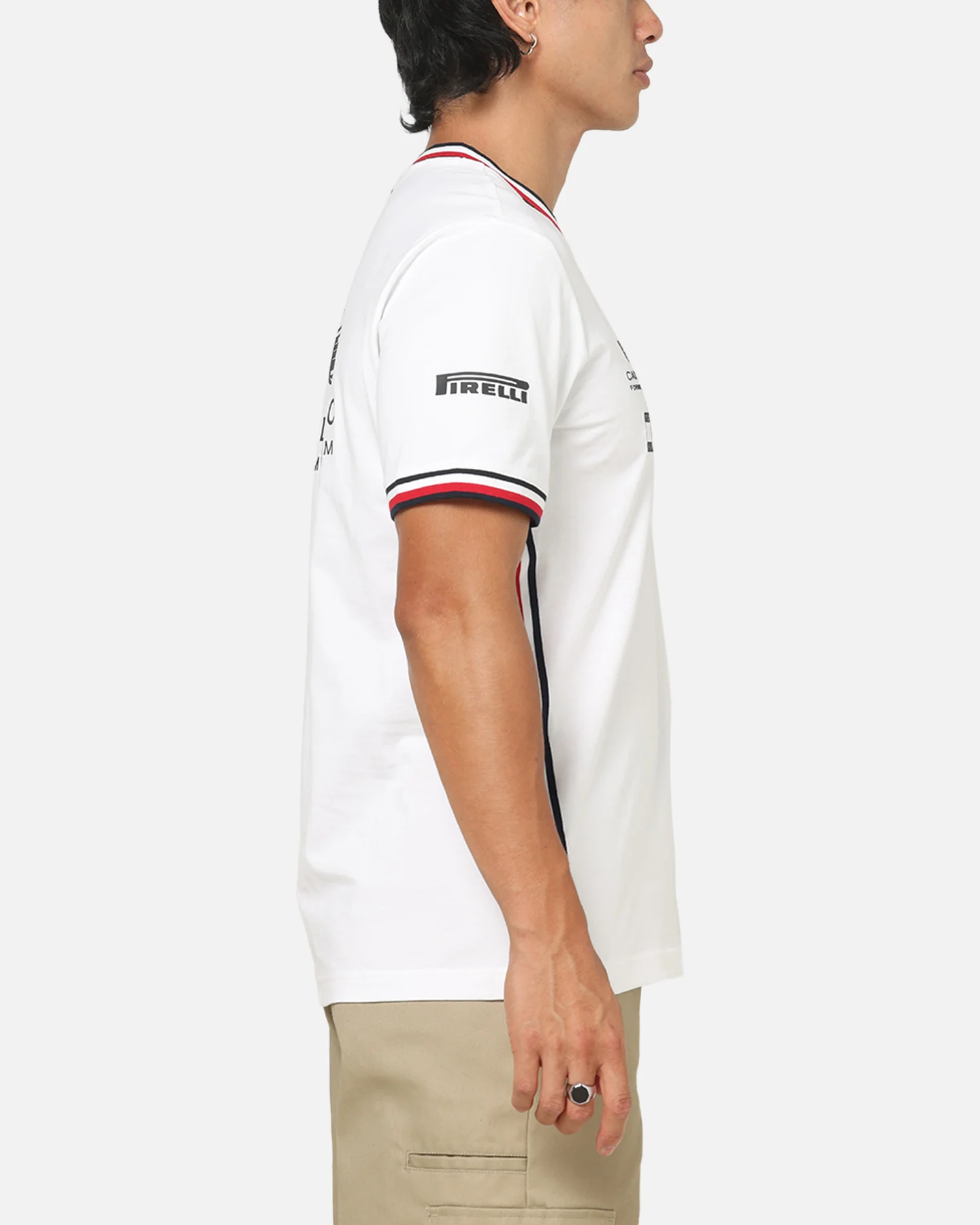 Tommy Hilfiger X Cadillac Formula 1 Team Replica T-Shirt White - Image 5