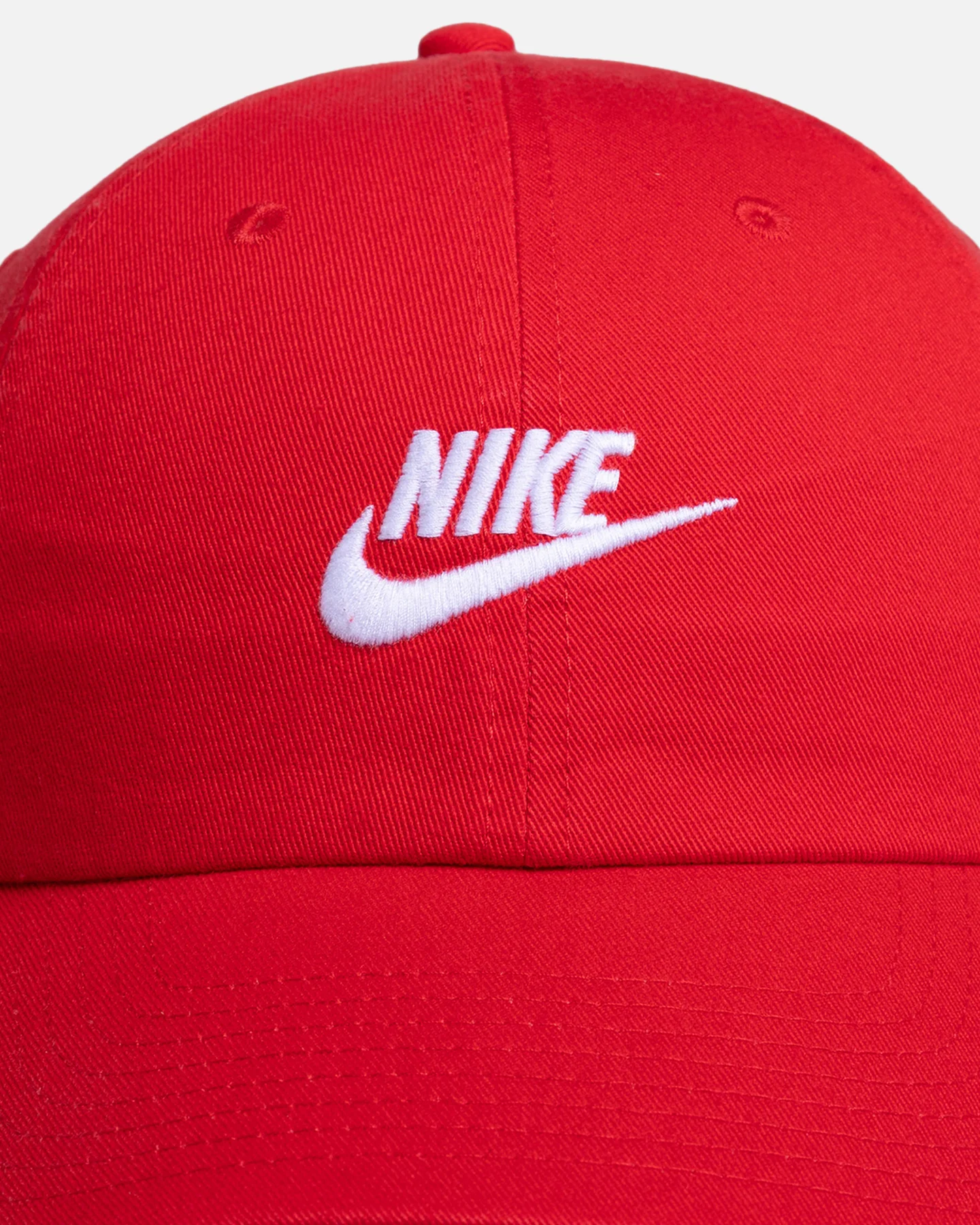 Nike Club Unstructured Futura Wash Cap Red - Image 5