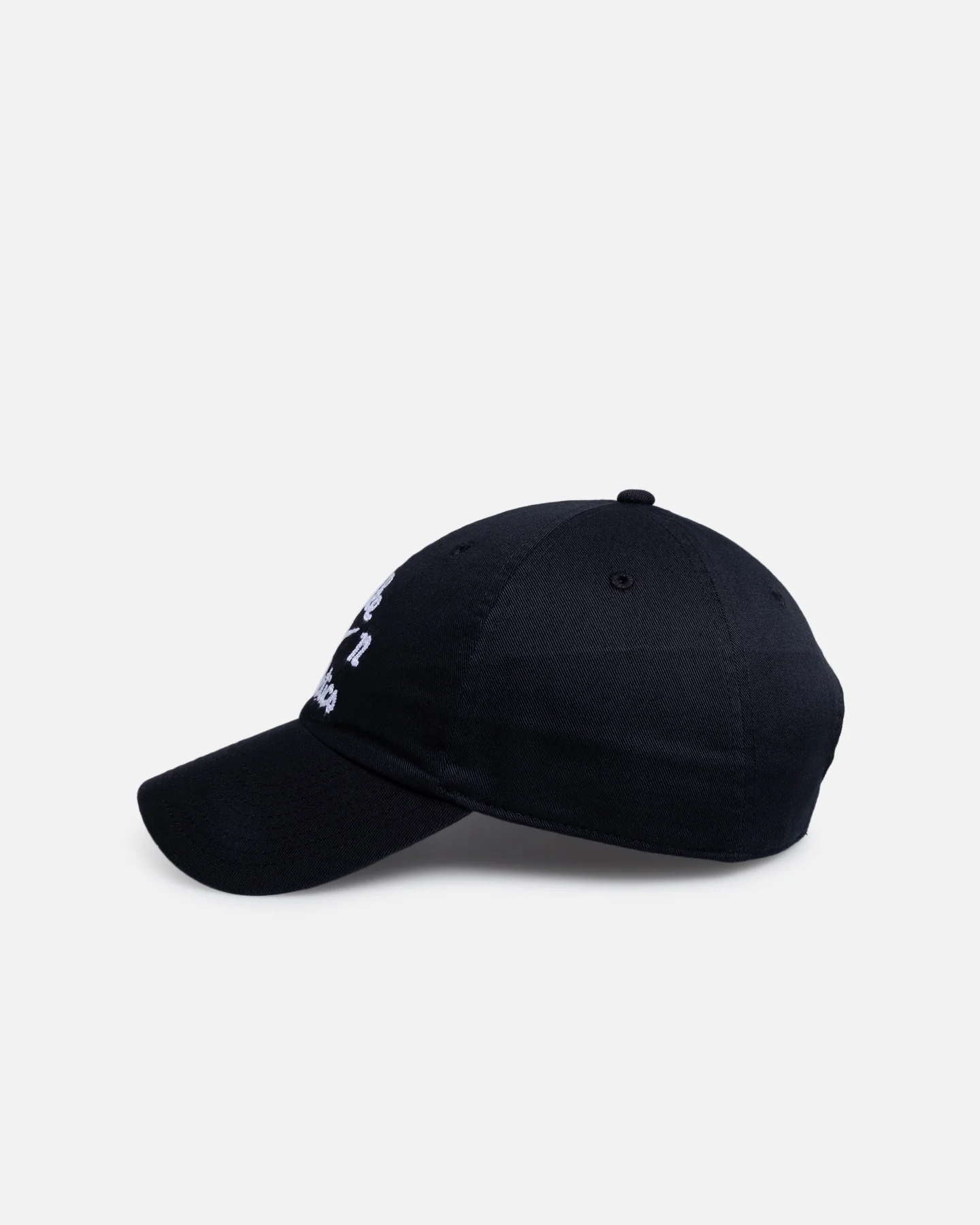 Nike Club Unstructured Strapback Cap Black/Black/White - Image 4