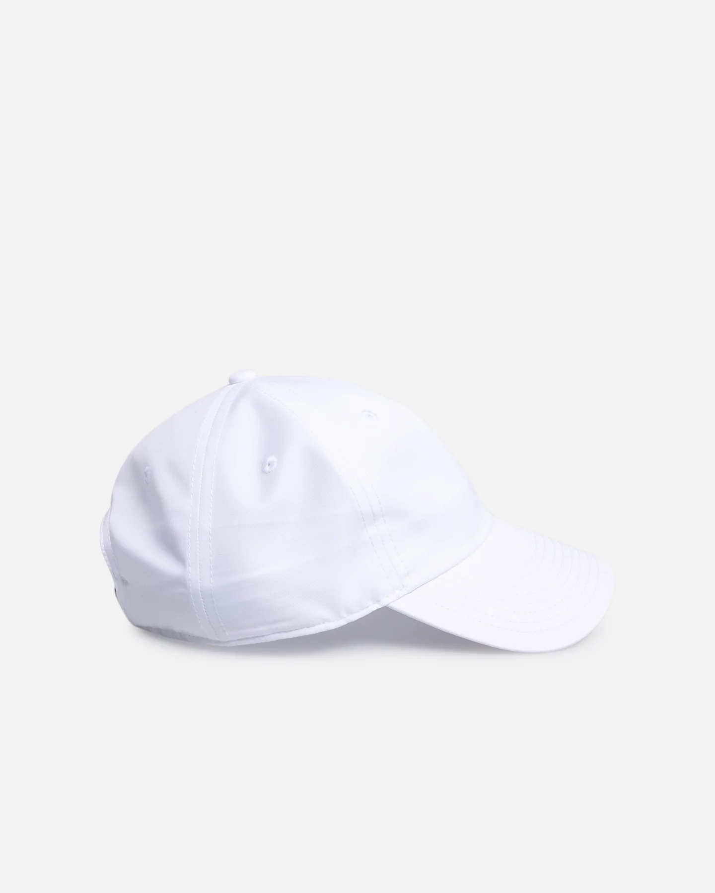 Nike Dri-FIT Club Unstructured Metal Swoosh Strapback Cap White - Image 3