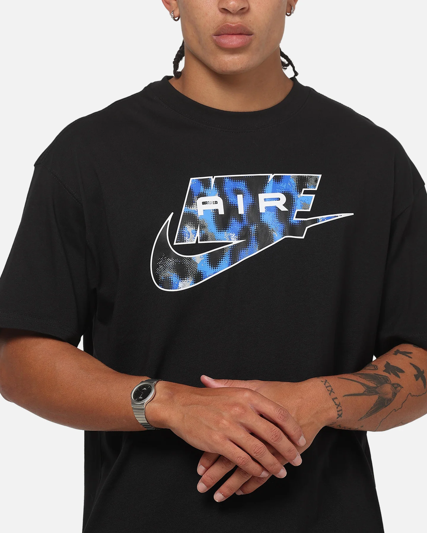 Nike Sportswear AOP Air T-Shirt Black - Image 6