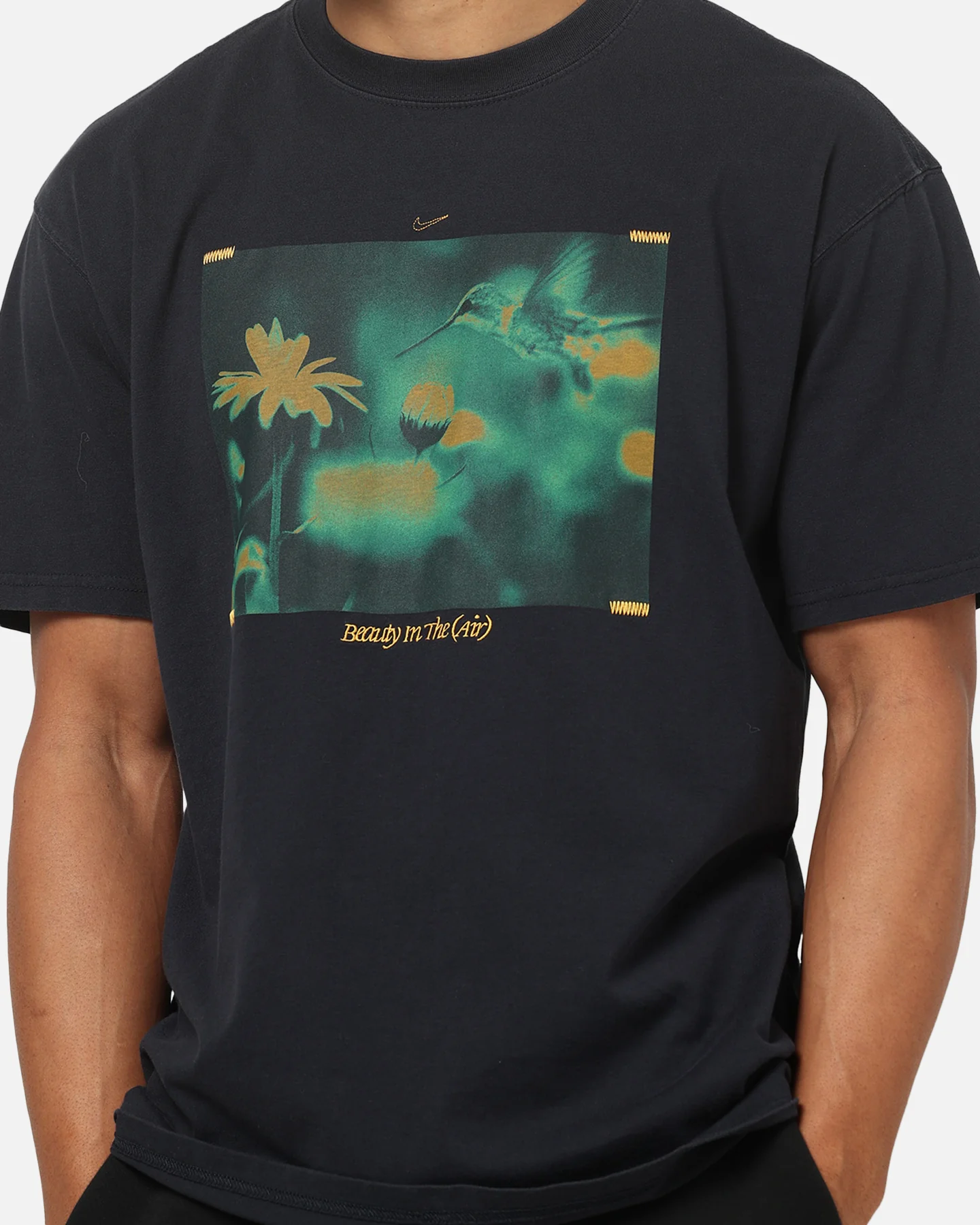 Nike Sportswear Beauty Air T-Shirt Dark Obsidian - Image 6