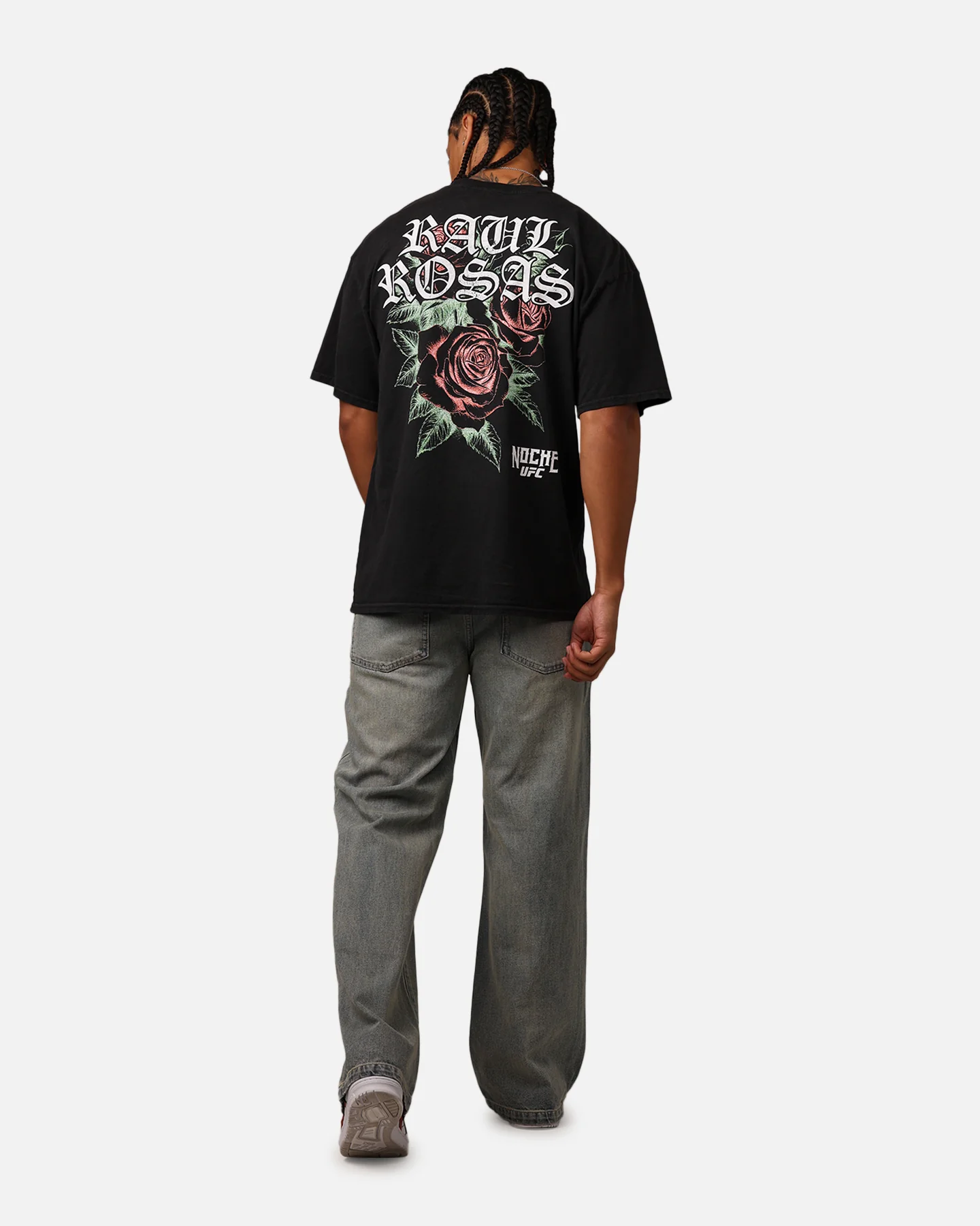 UFC By Culture Kings Raúl Rosas Jr. Noche T-Shirt Black Acidwash - Image 6