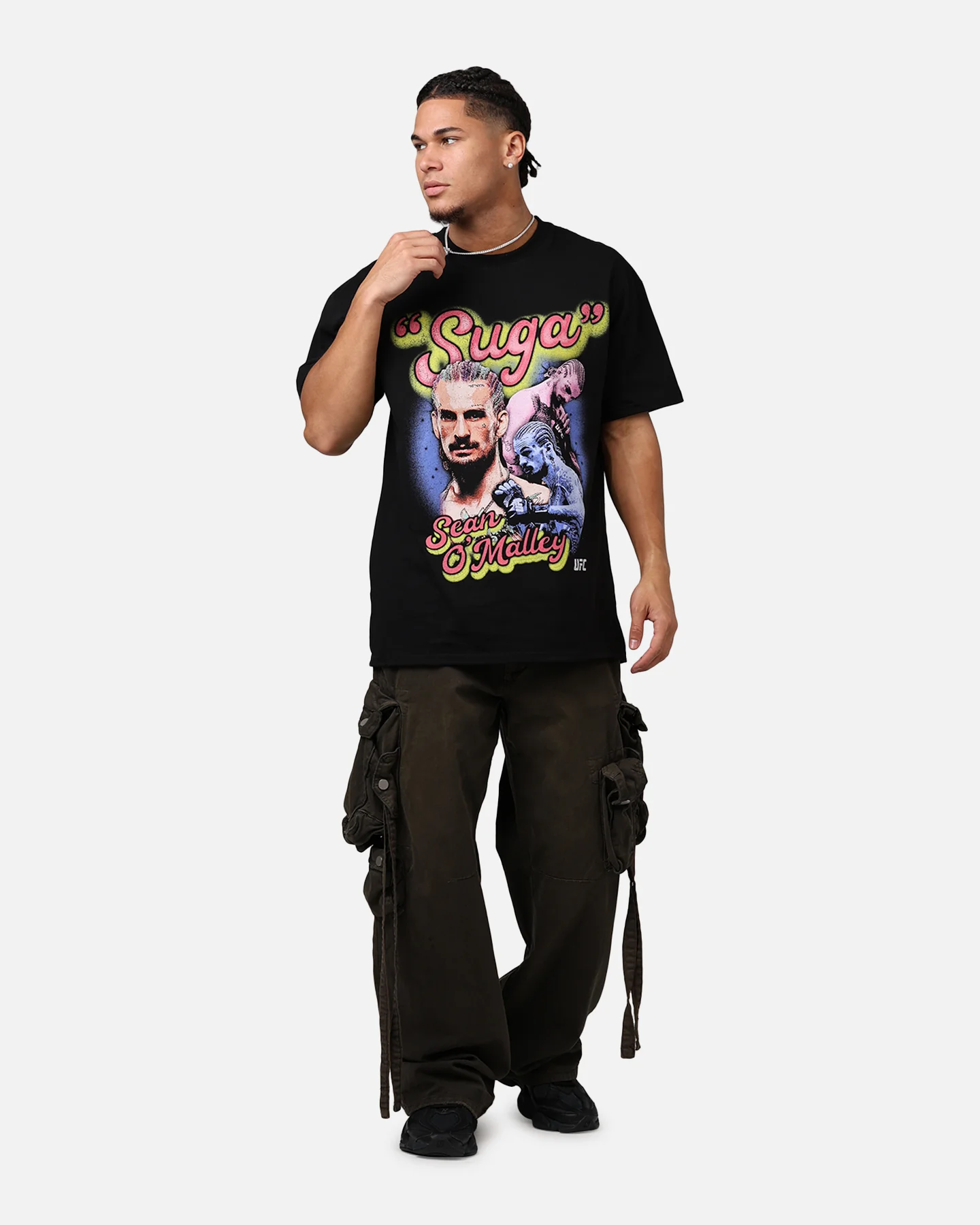 UFC By Culture Kings Suga Sean O'Malley Heavy T-Shirt Black - Image 3
