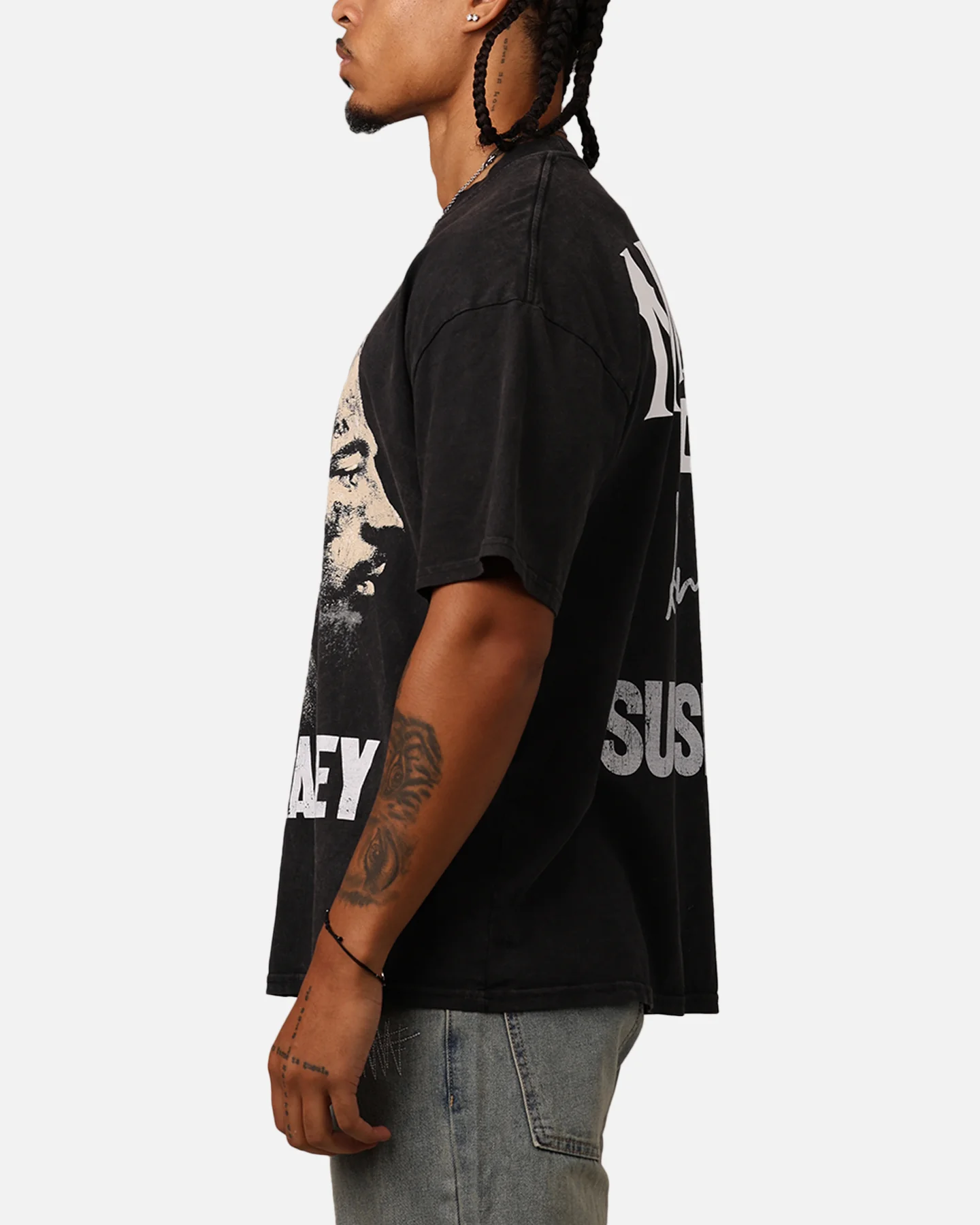 UFC By Culture Kings Suga Sean O'Malley Noche T-Shirt Black Acidwash - Image 5