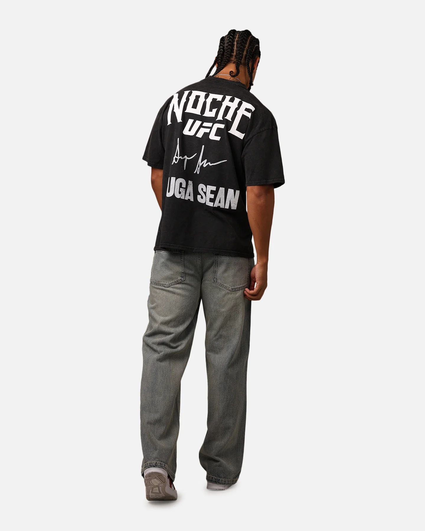 UFC By Culture Kings Suga Sean O'Malley Noche T-Shirt Black Acidwash - Image 6