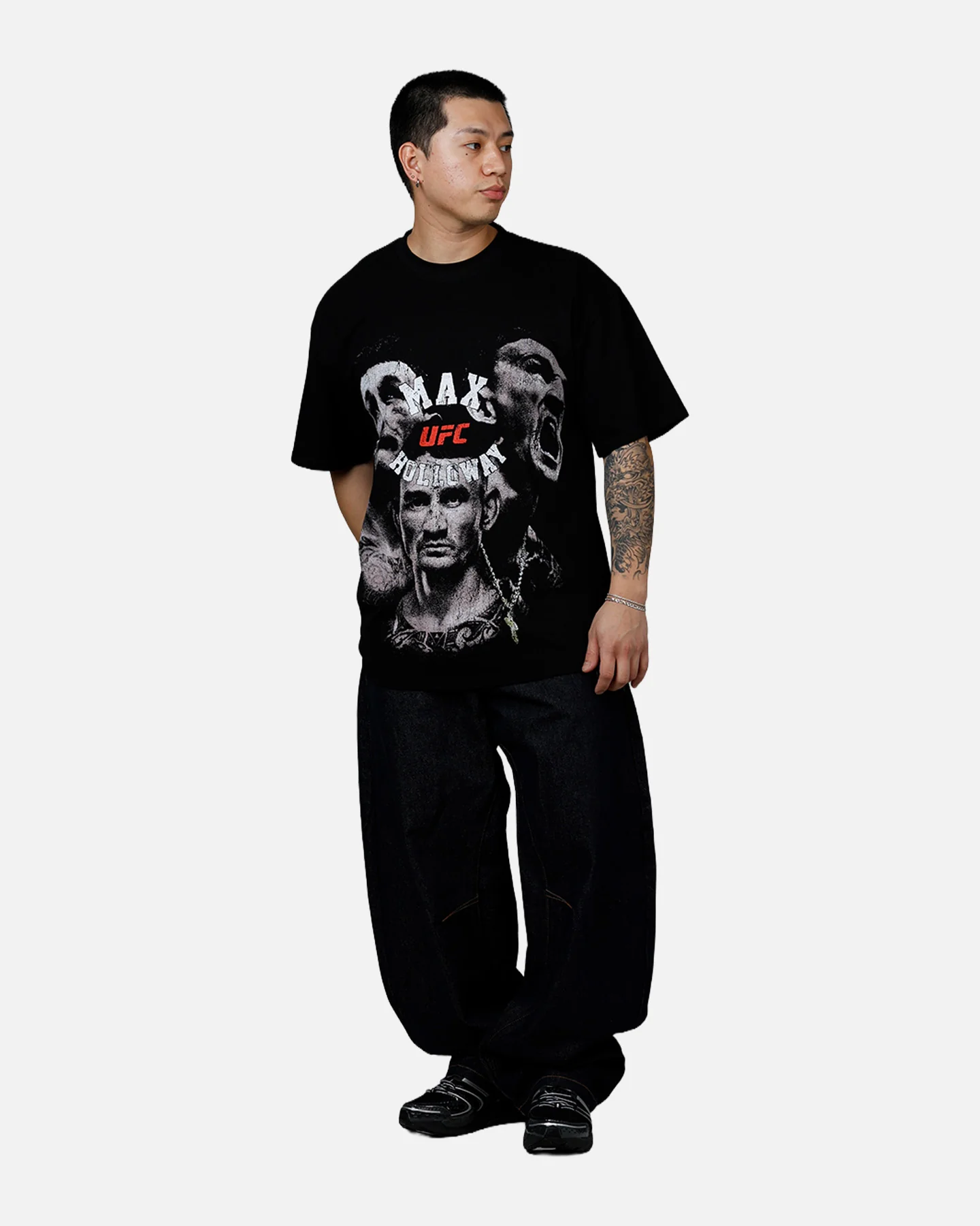 UFC By Culture Kings UFC 326 Max Holloway T-Shirt Black - Image 3