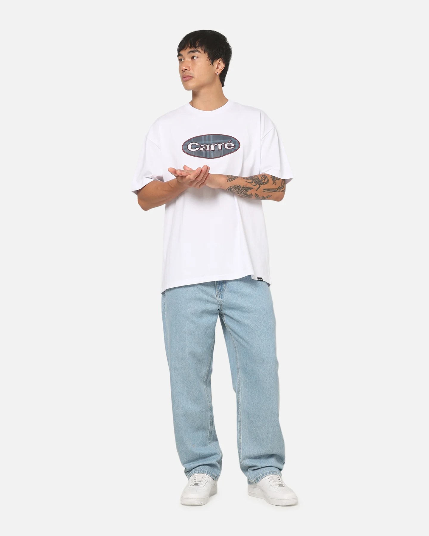 Carre Union Straight Fit Jeans Light Wash Blue - Image 2