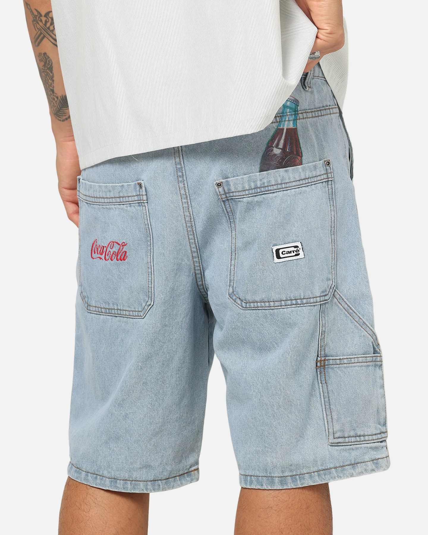 Carre Carré X Coca Cola Utility 86 Jorts Blue - Image 3