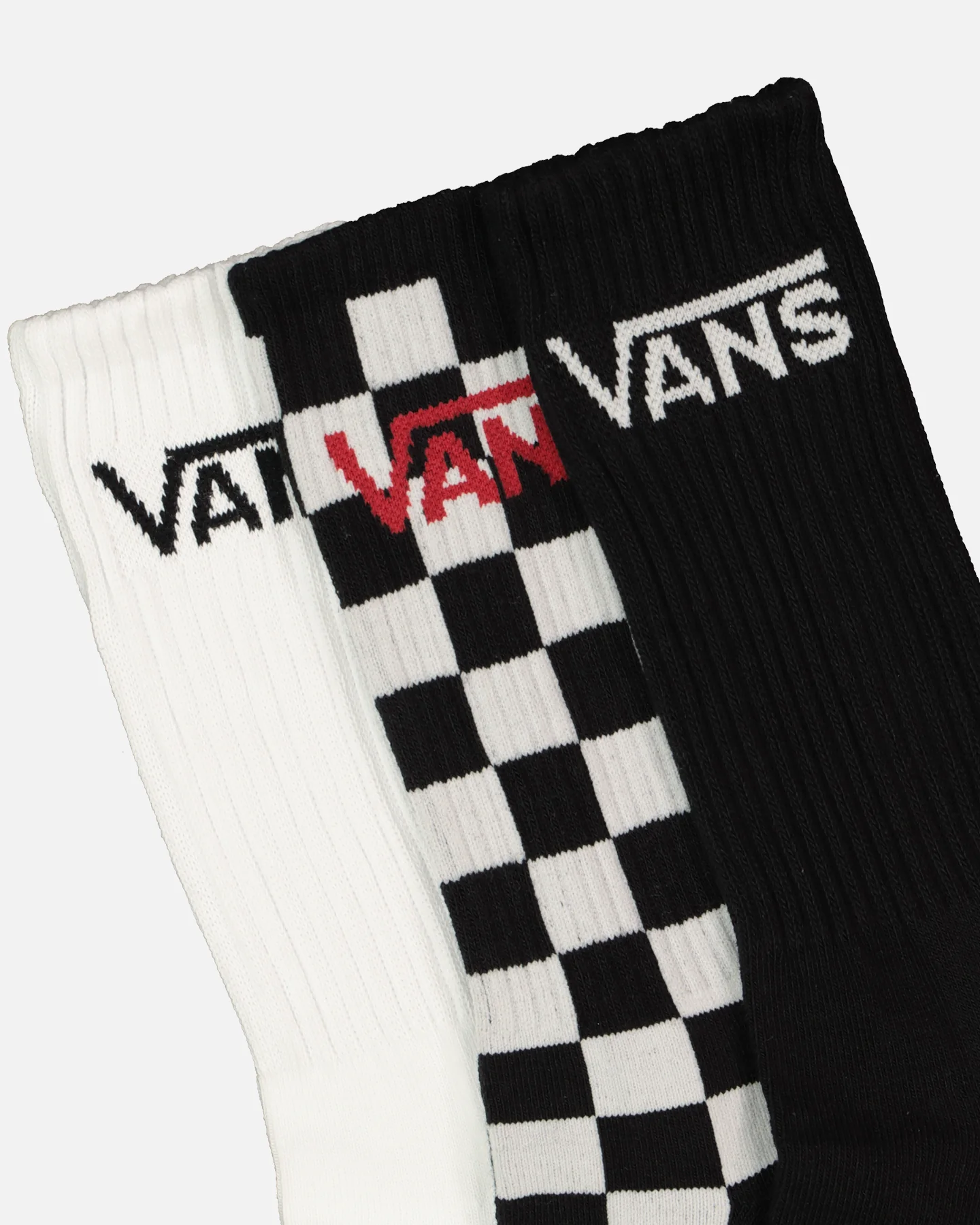 Vans Classic Crewcut Socks 6.5-9 3 Pack White - Image 5