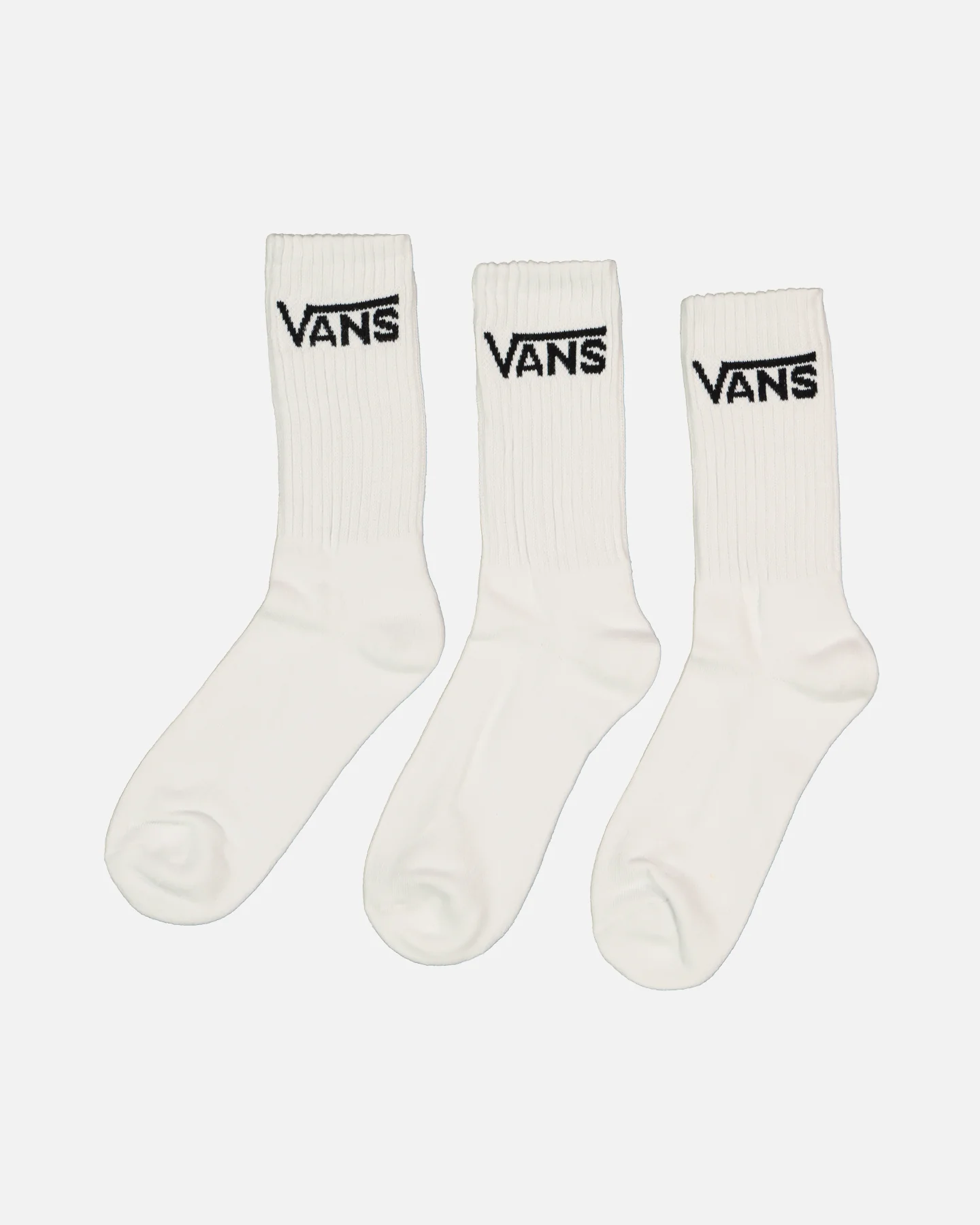 Vans Classic Crewcut Socks 9.5-13 3 Pack White - Image 3