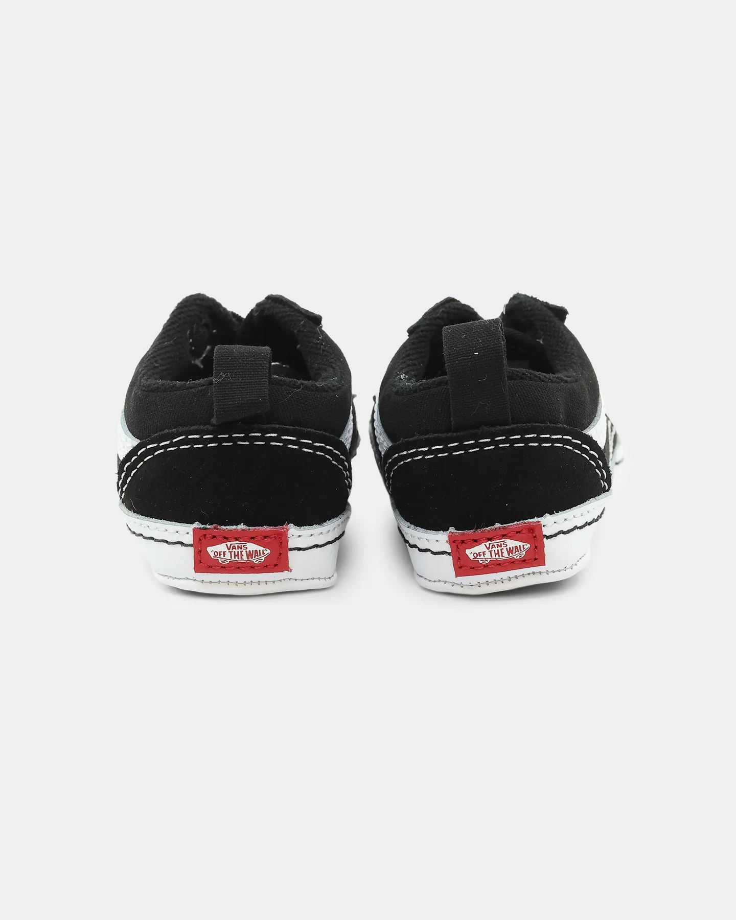 Vans Infants' Old Skool Crib Shoes Black/True White - Image 3