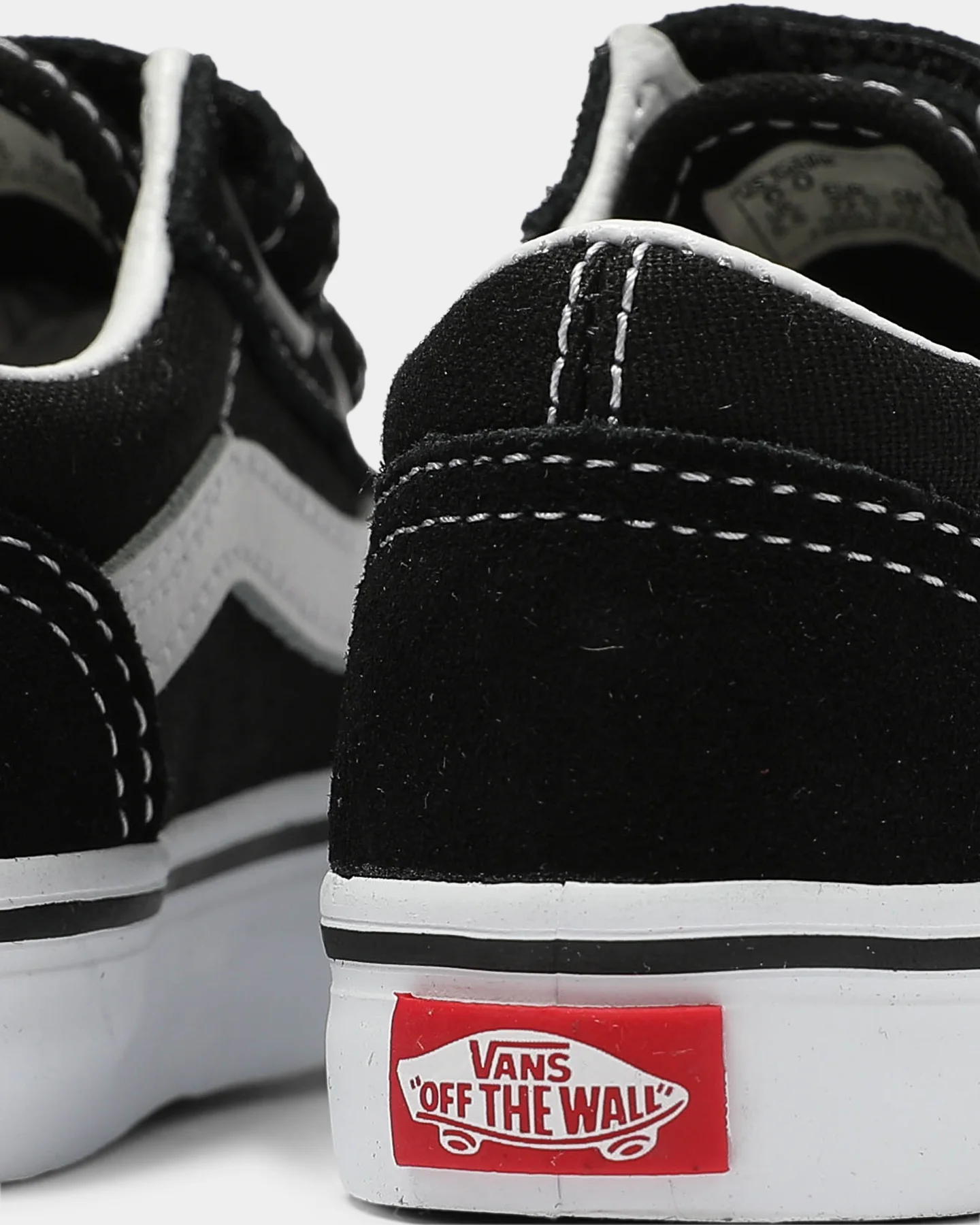 Vans Toddler Old Skool V Black/White - Image 7
