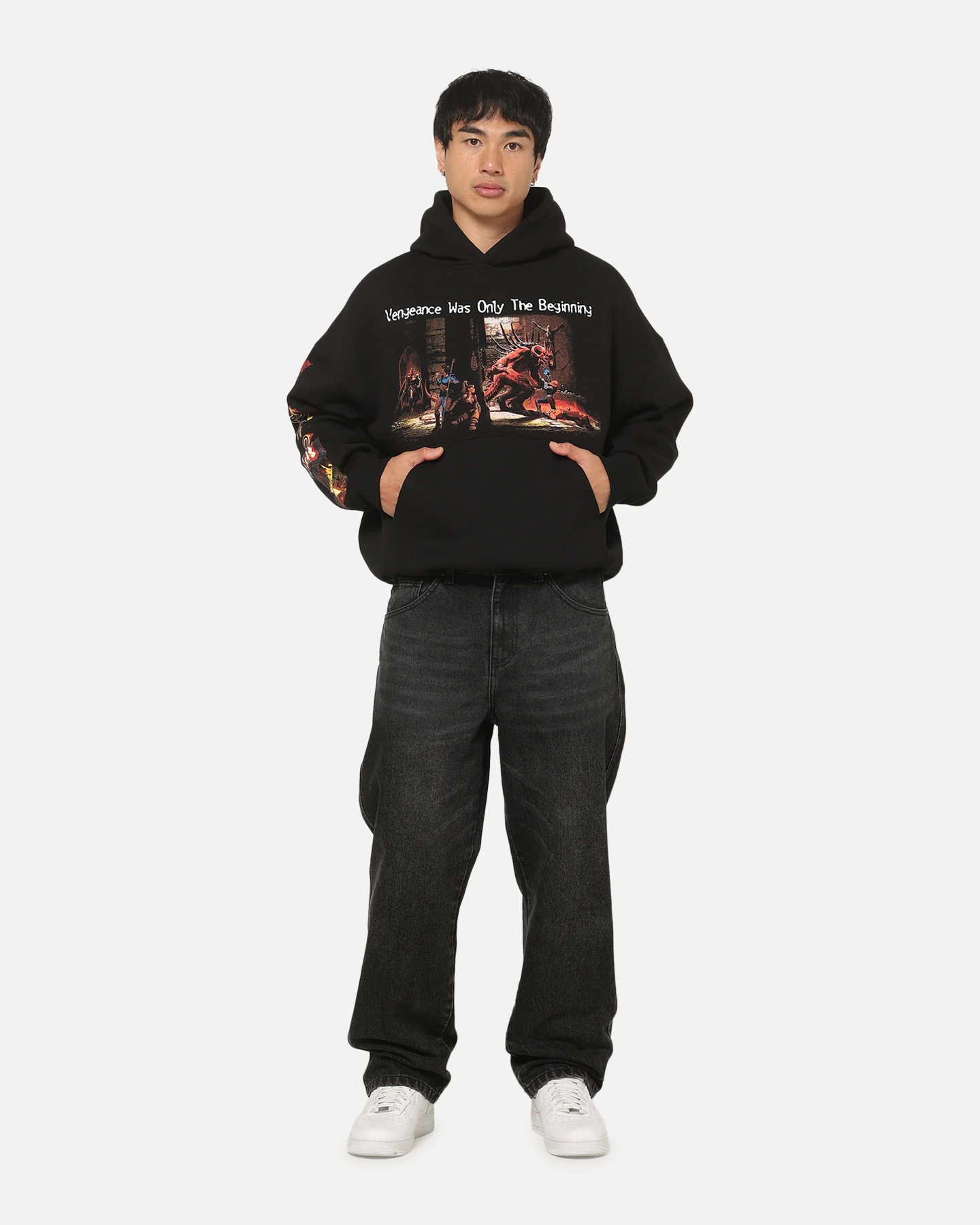 73Studio X Diablo II Vengeance Hoodie Black - Image 4